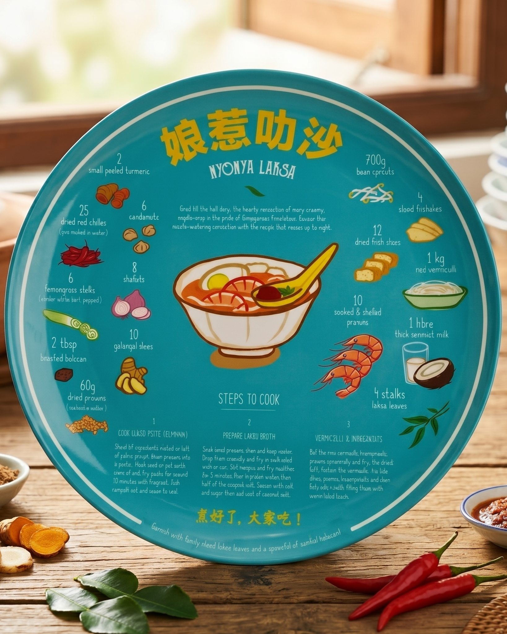 NOM | Recipe Plate (Nyoya Laksa)