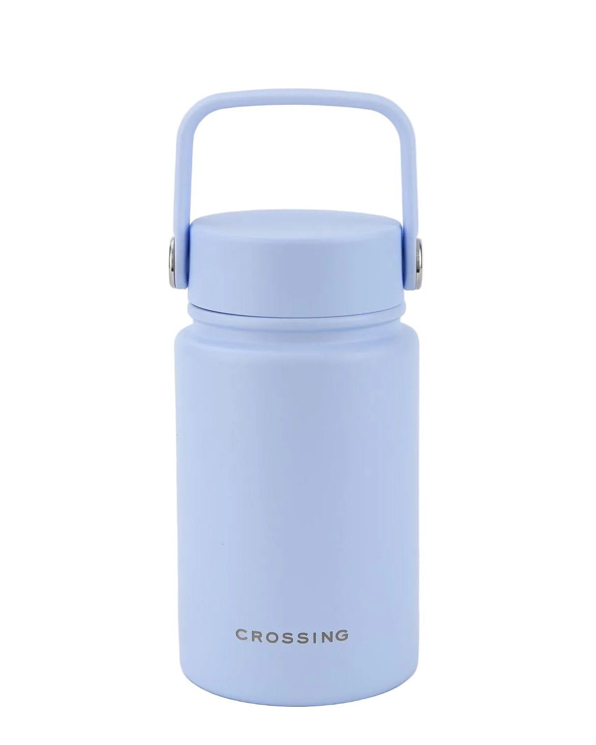 CROSSING | 400ml Urban Ceramic S/S Insulated Flat Cap Bottle With Handle
