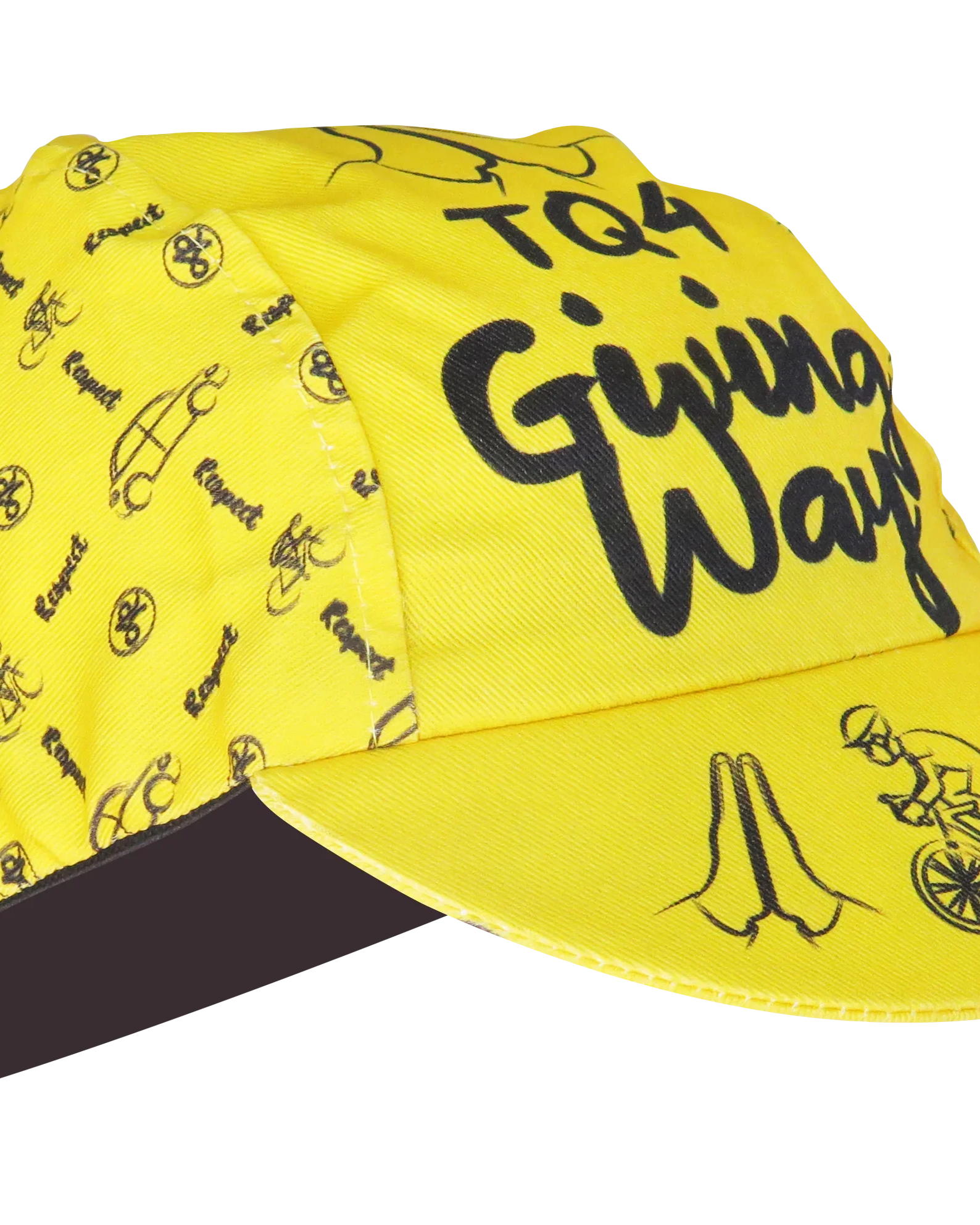 A DESIGN BY TAKACHYA | Cycling Cap - Safe Distance Yellow