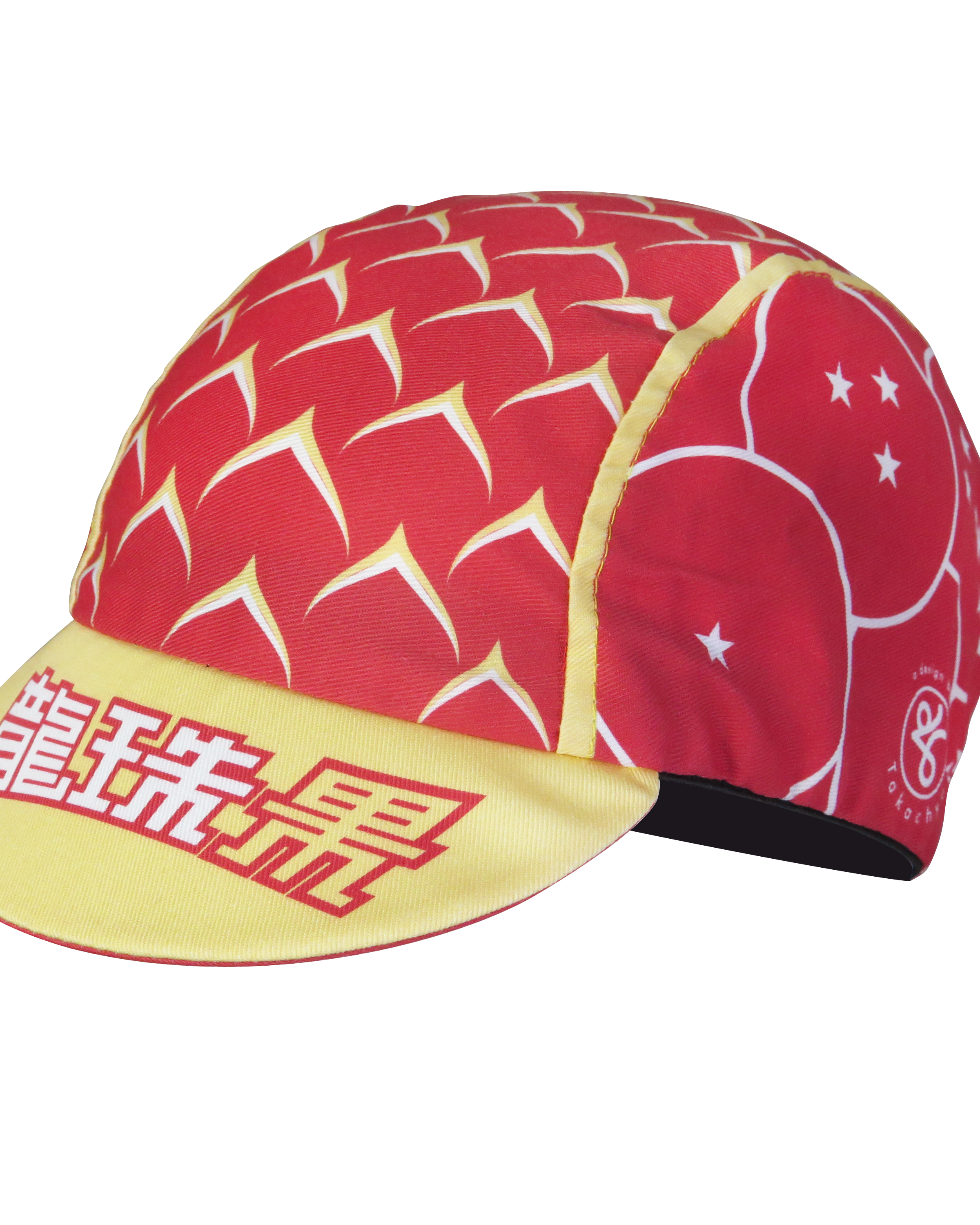 A DESIGN BY TAKACHYA | Cycling Cap - DragonfruitZ Auspicious Red