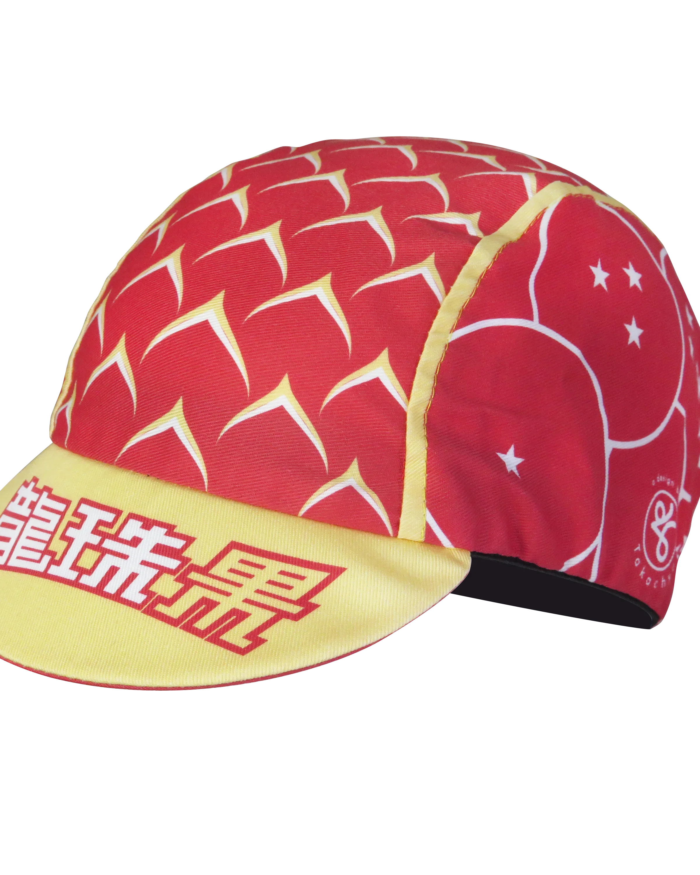 A DESIGN BY TAKACHYA | Cycling Cap - DragonfruitZ Auspicious Red
