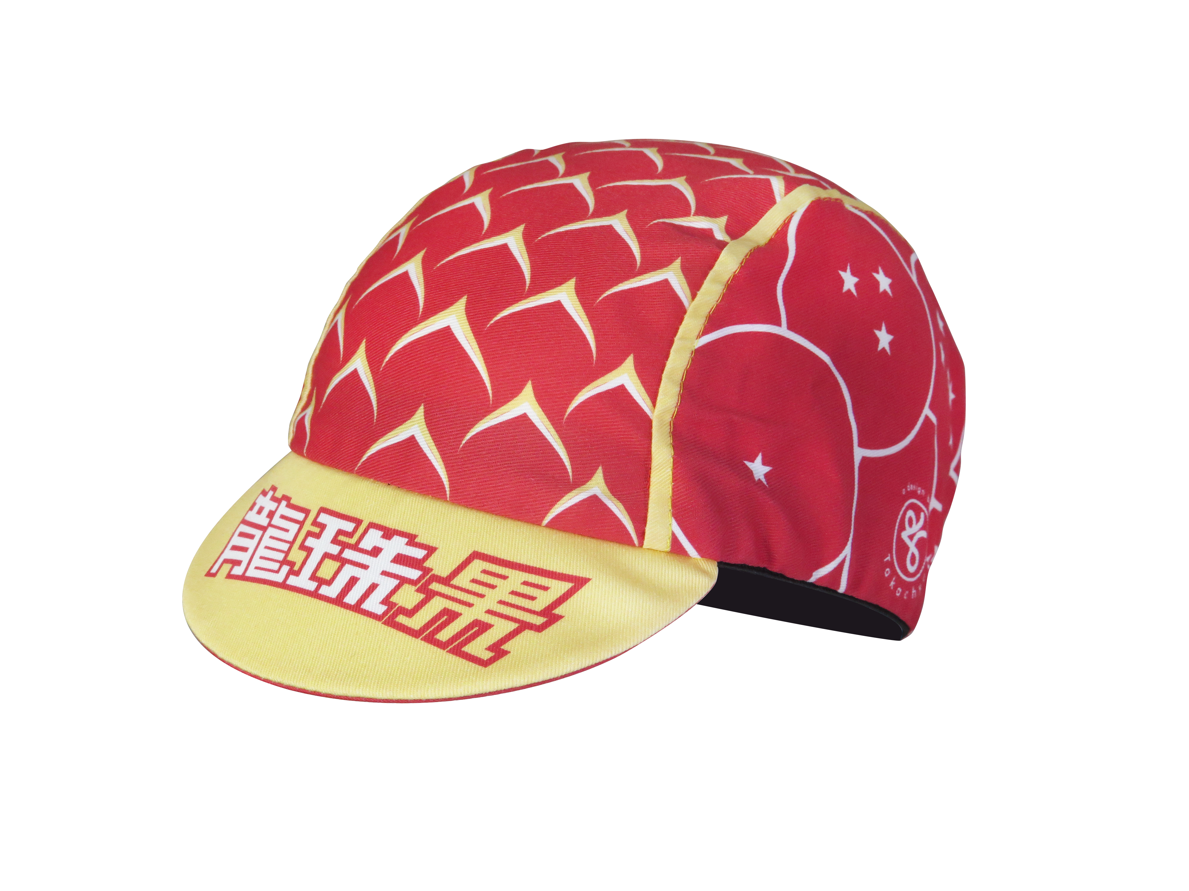 A DESIGN BY TAKACHYA | Cycling Cap - DragonfruitZ Auspicious Red