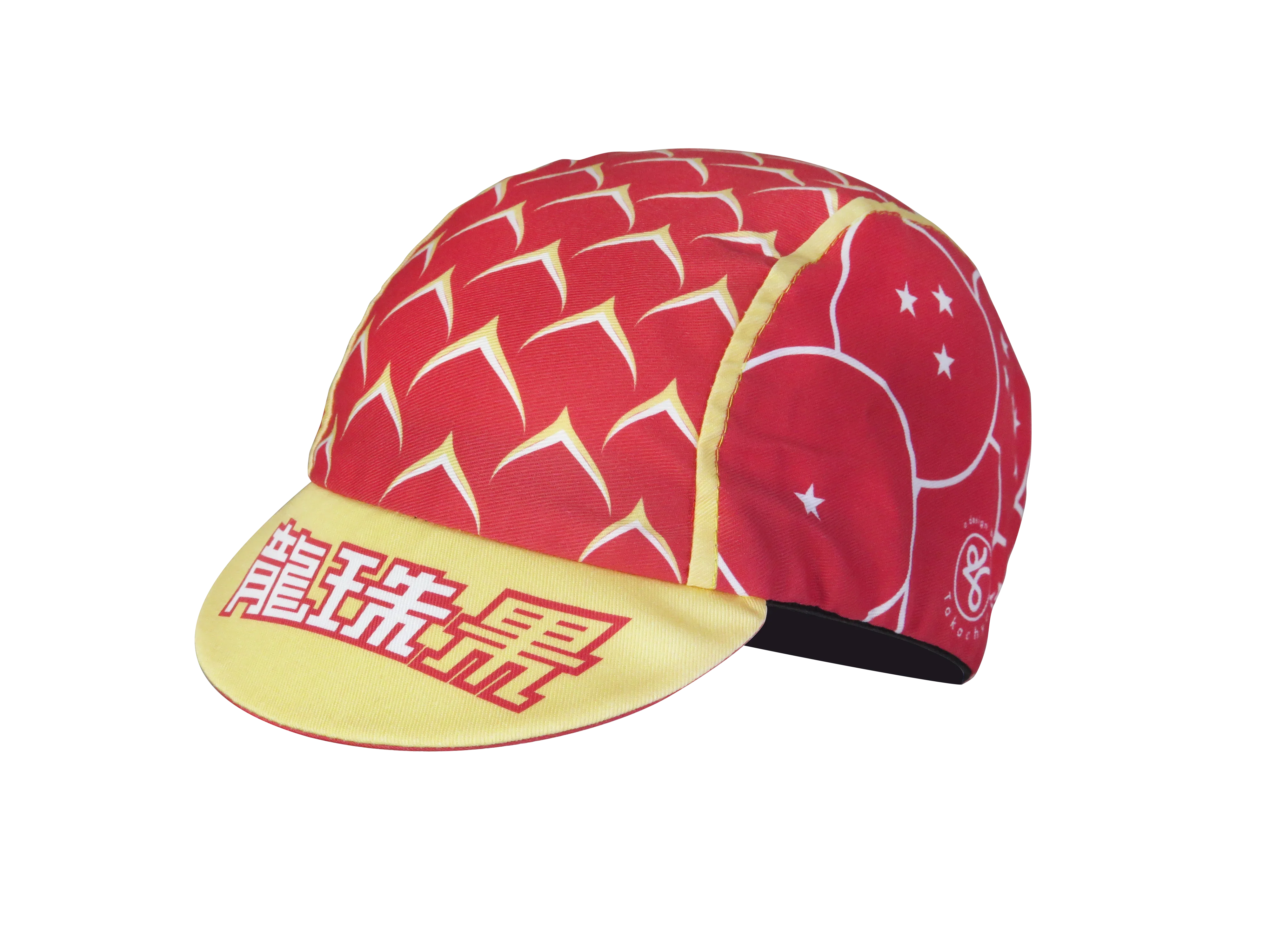 A DESIGN BY TAKACHYA | Cycling Cap - DragonfruitZ Auspicious Red