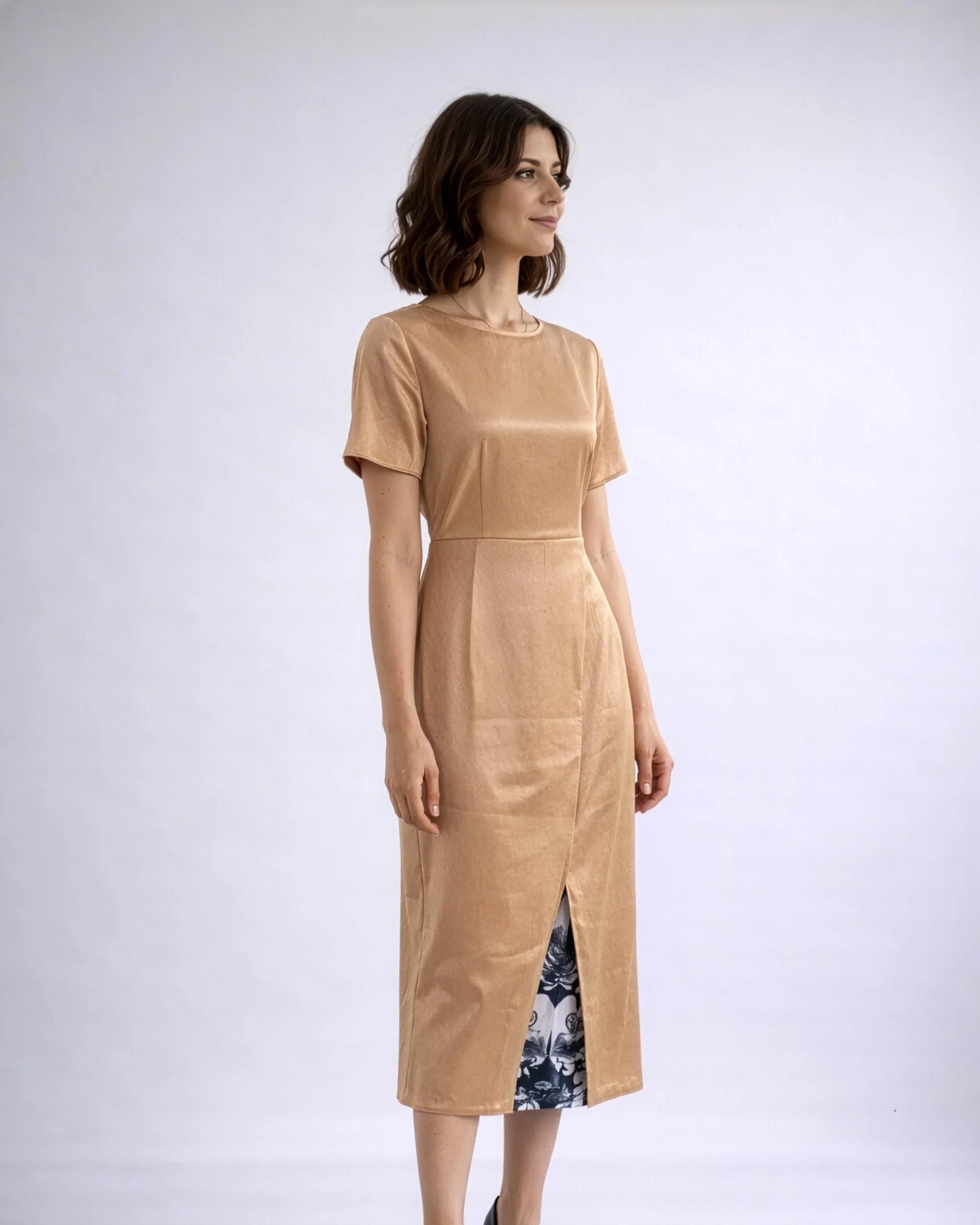 WOLF & BYRD | Golden Current Dress
