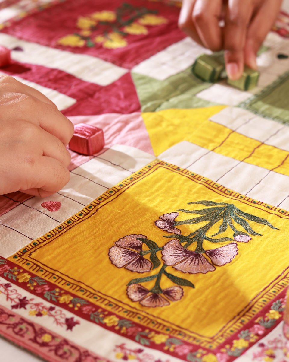 TABLE MANNERS | Dicey in the Garden Ludo Set (Made to Order)