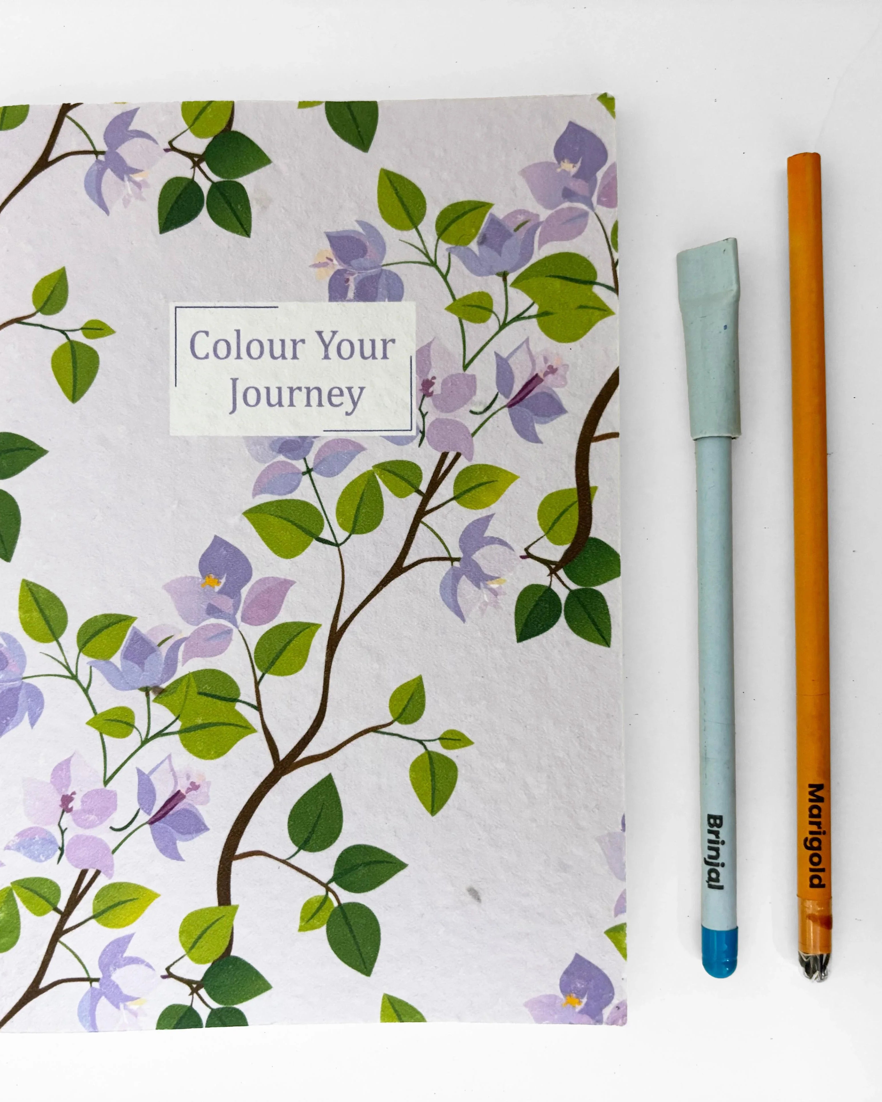 PURPLE AND PURE | Plantable Notebook Gift Set - Bouganvillea Blush