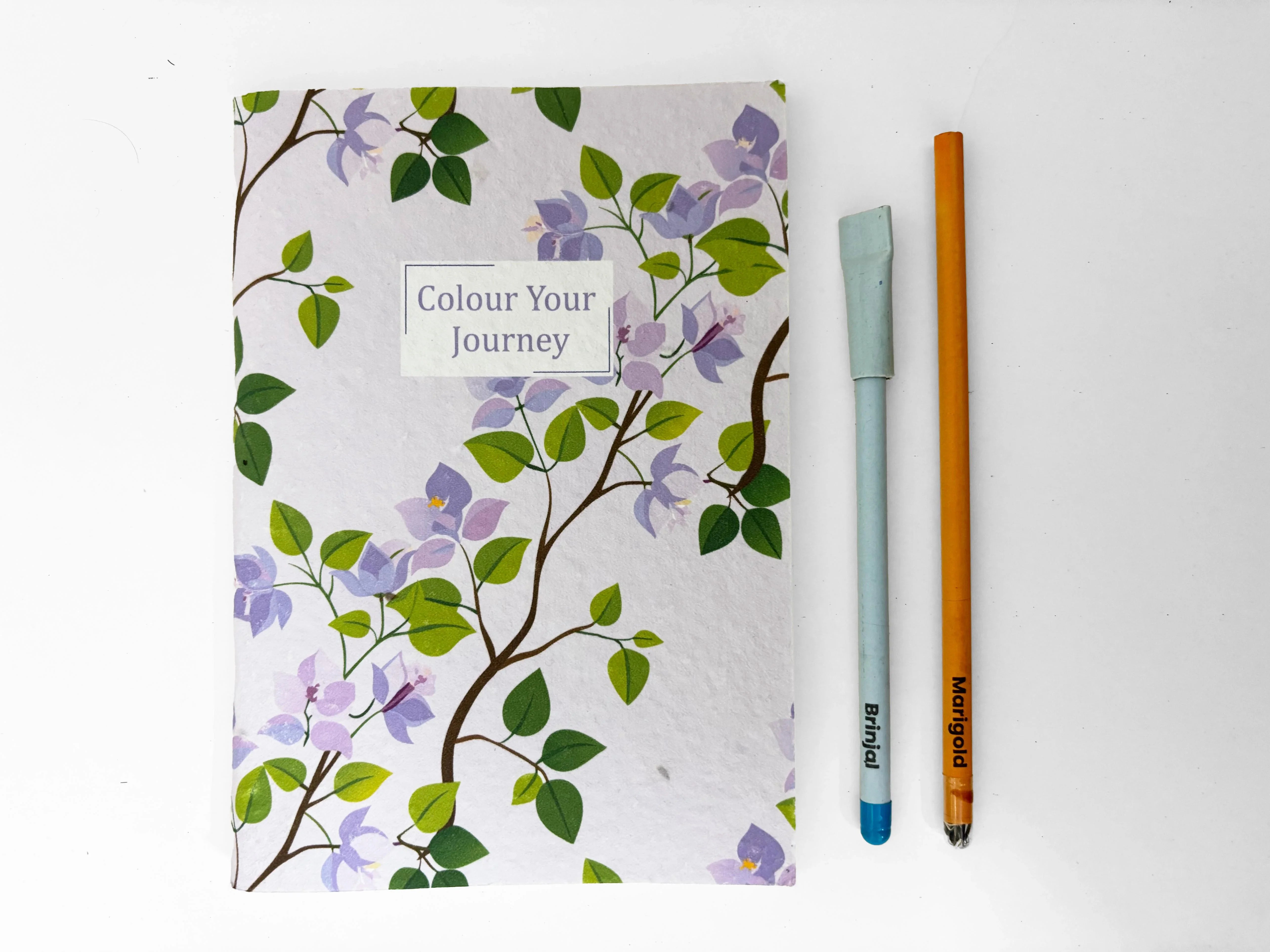 PURPLE AND PURE | Plantable Notebook Gift Set - Bouganvillea Blush