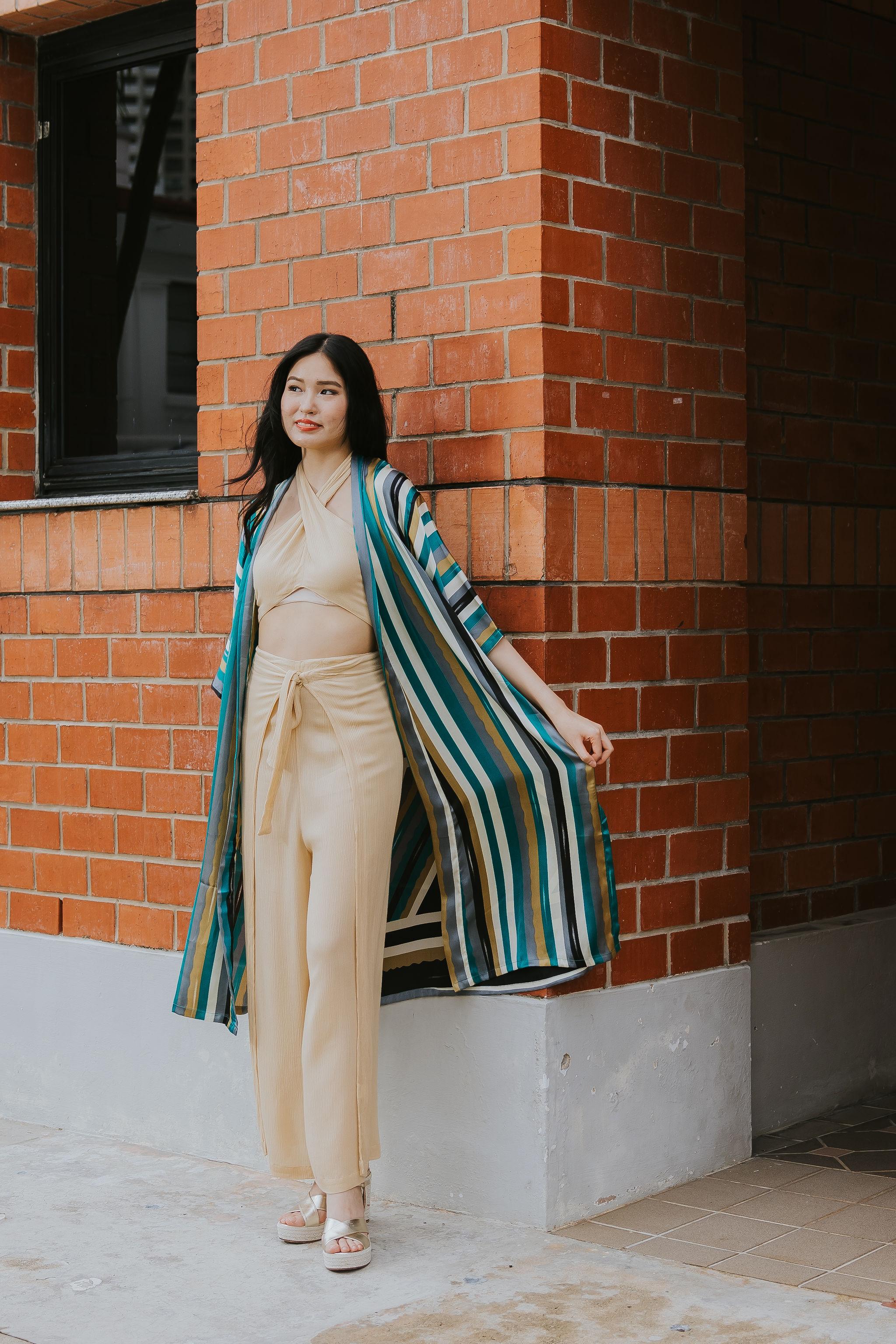 RAJA RANI | Modal Silk Long Kimono