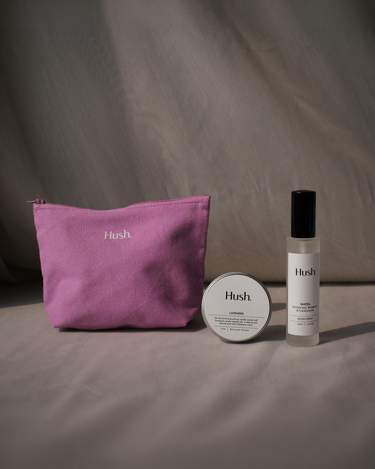 HUSH CANDLE | Hotel Essentials Kit