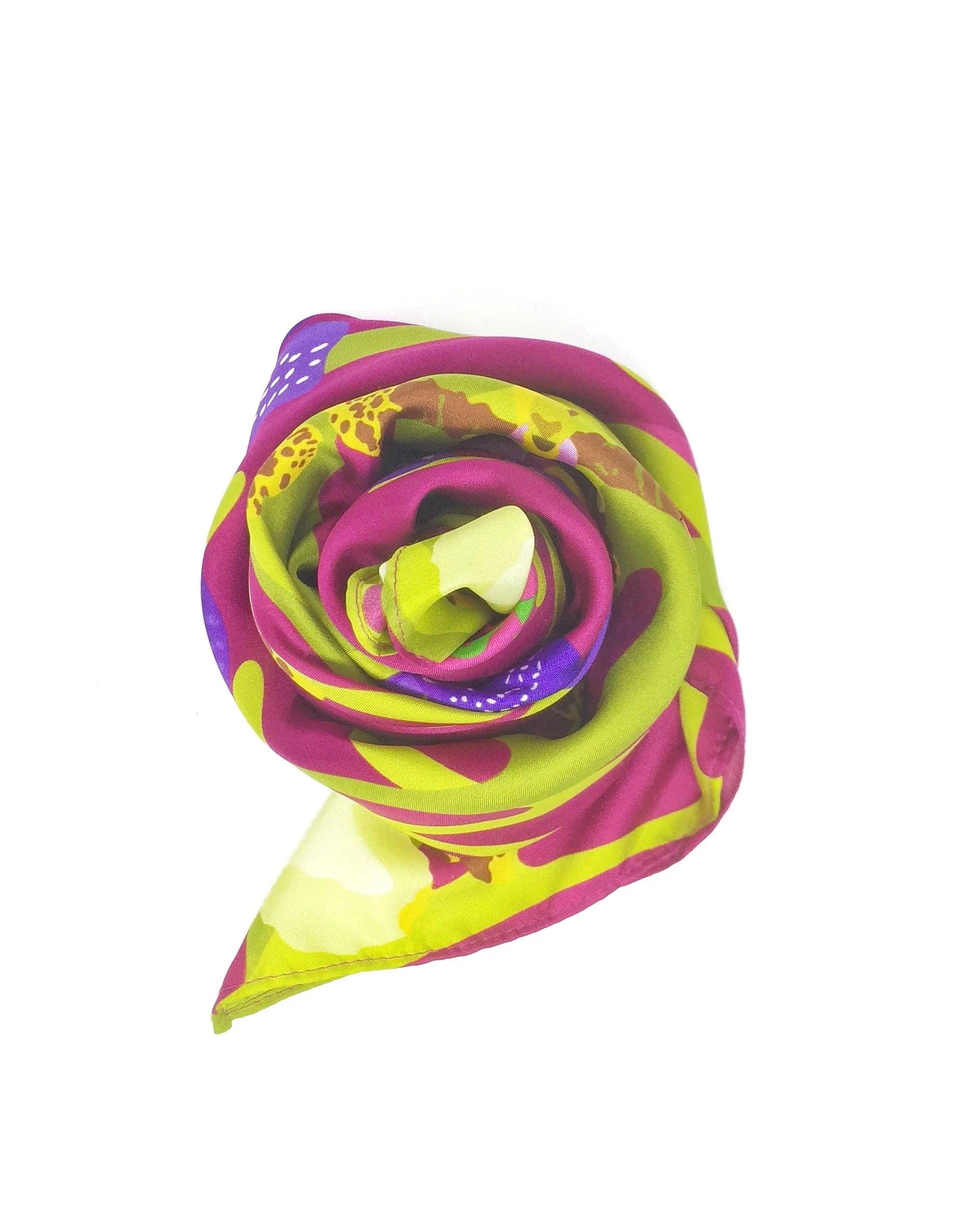 BINARY STYLE | Ochidea Silk Square Scarf 87x87cm