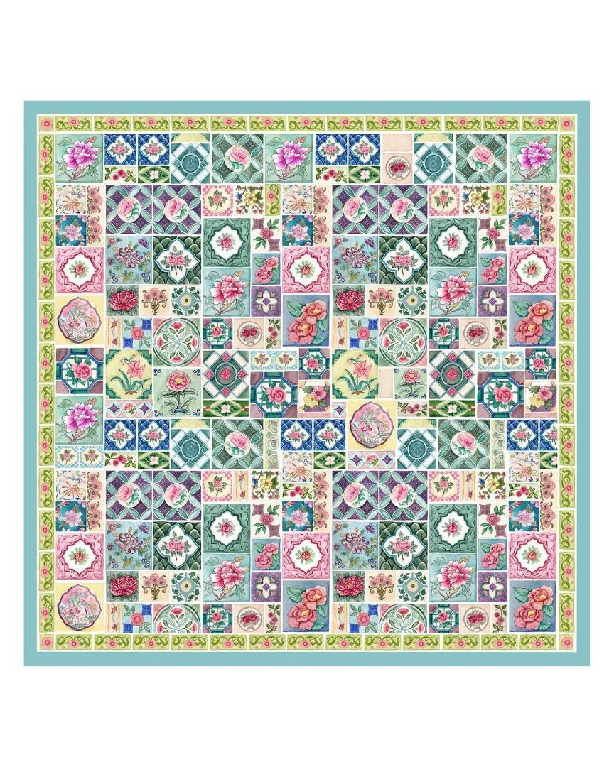 SINGLAPA | Peranakan Tiles Pocket Square