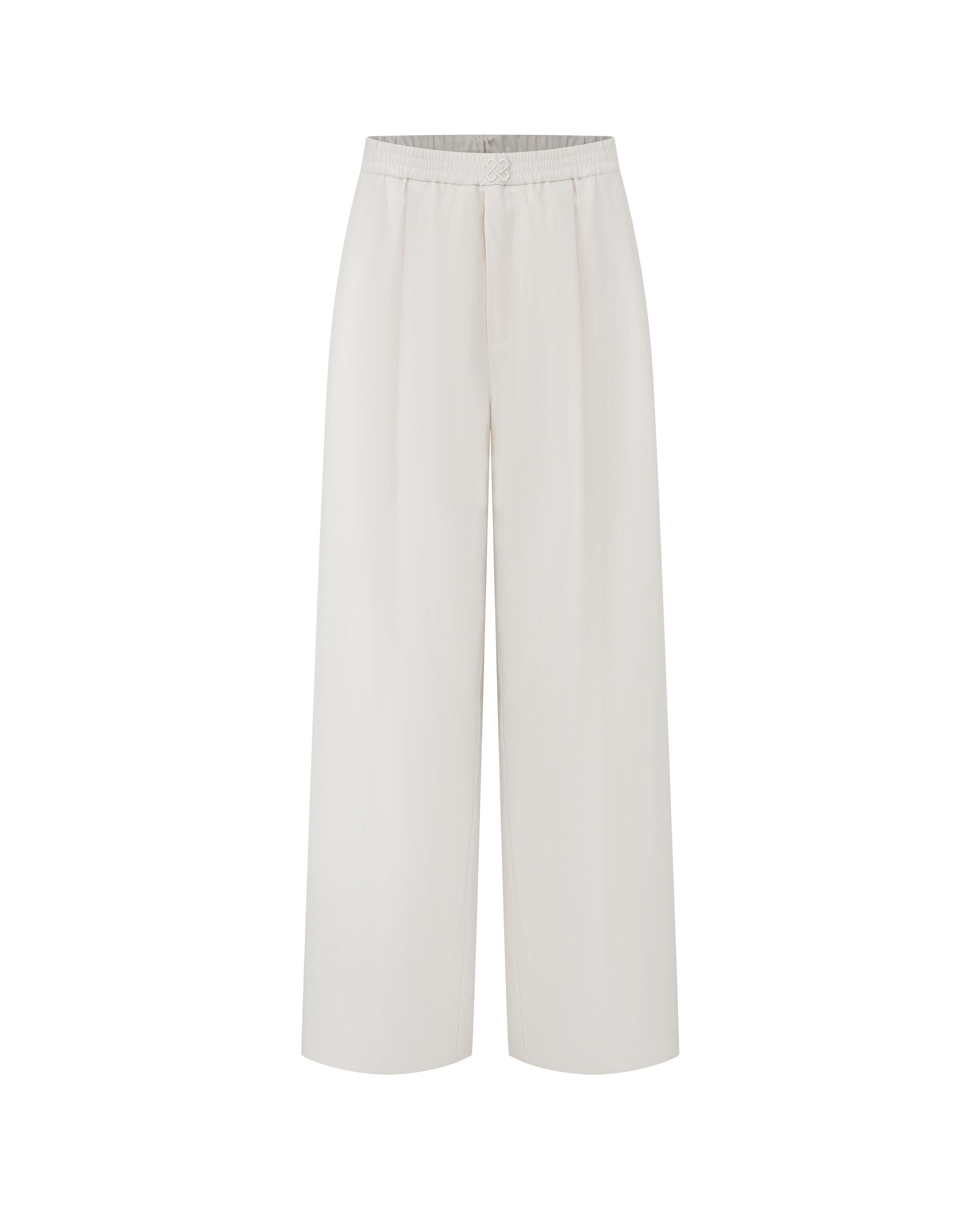 LAYERPLAN | Embroidered Wide-Leg Pants Co-Ord