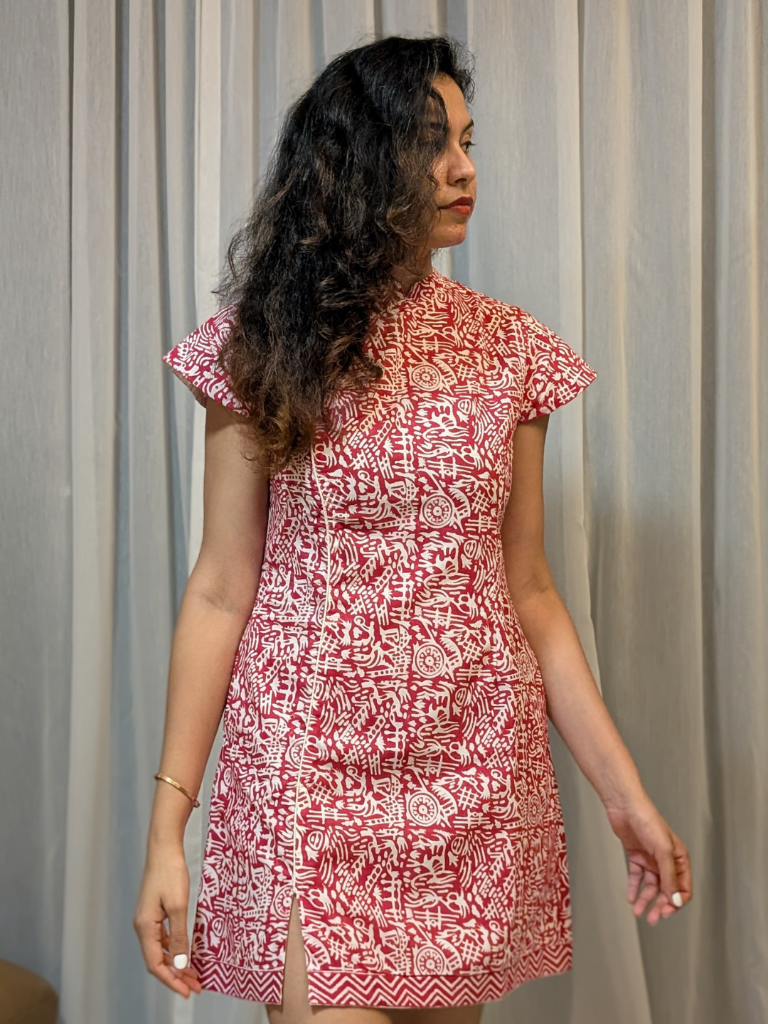 NIMBU | Singapore Red Cheongsam Dress