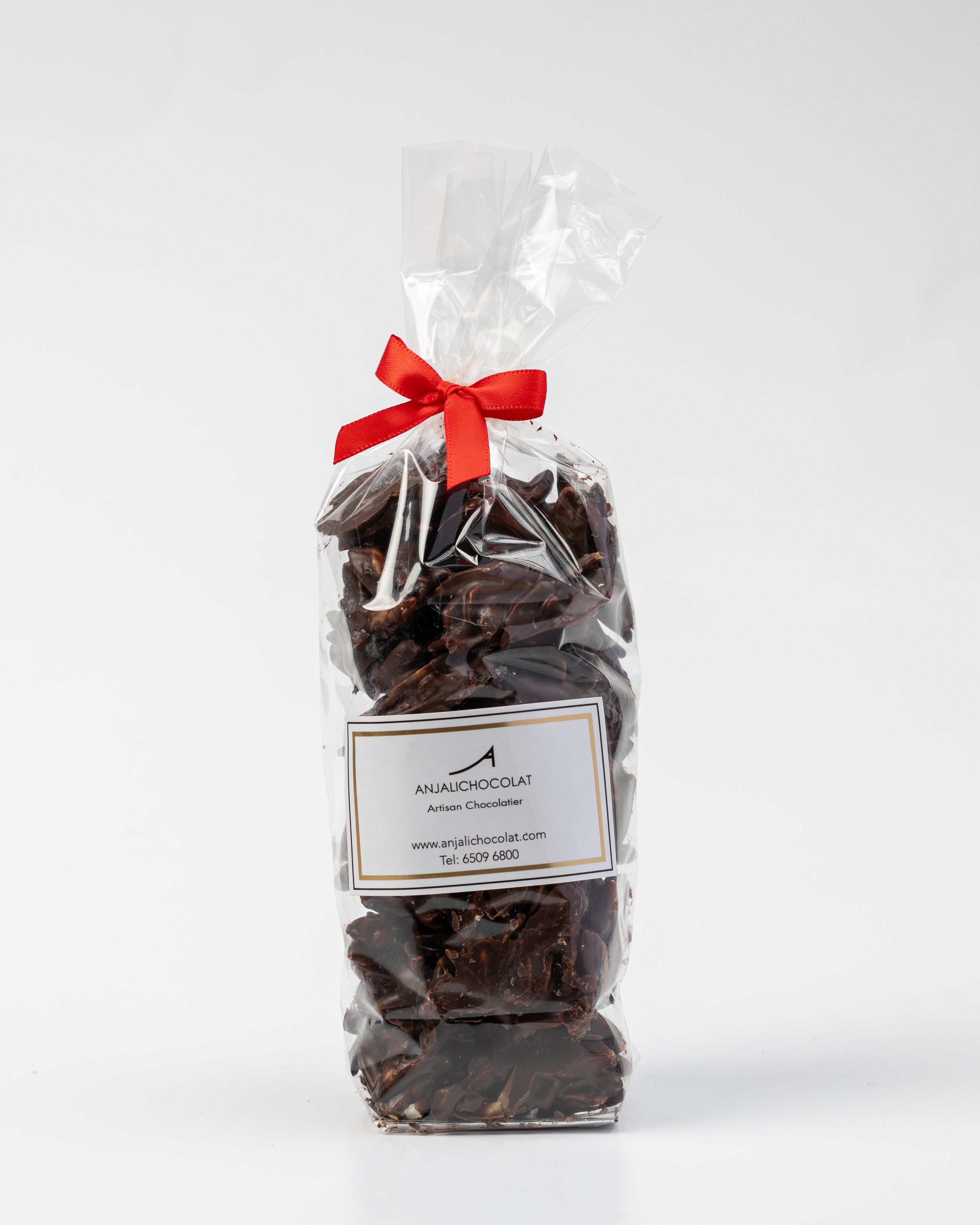 ANJALICHOCOLAT | Dark Chocolate Almond Rochers