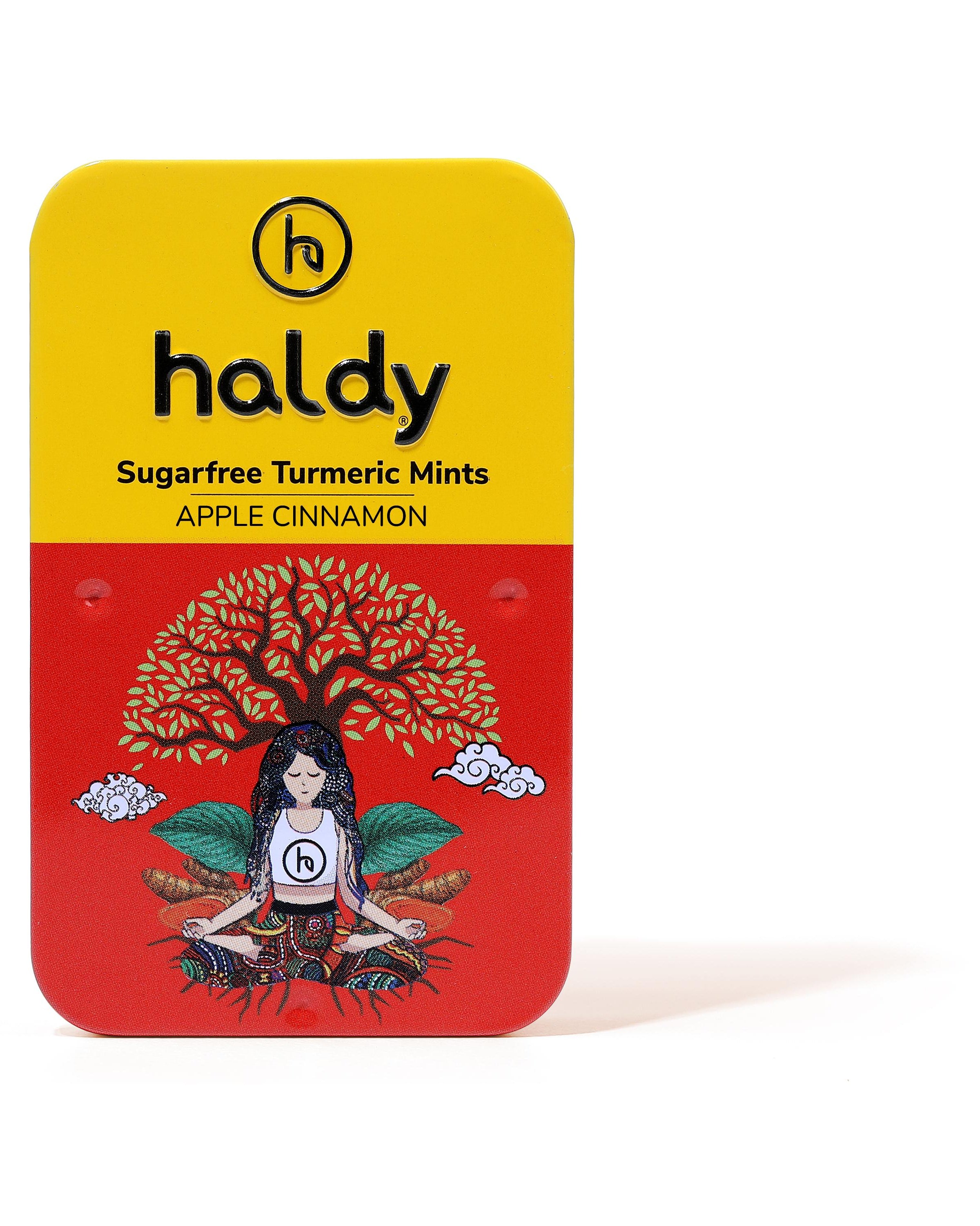 HALDY | Sugarfree Turmeric Mints - Apple Cinnamon (Single Pack)