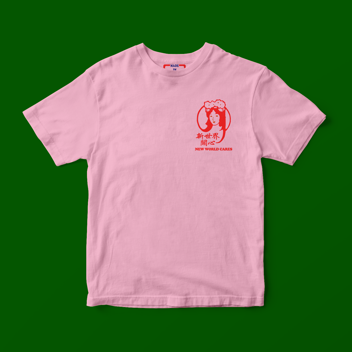 NEW WORLD PLAZA | NEW WORLD CARES T-SHIRT