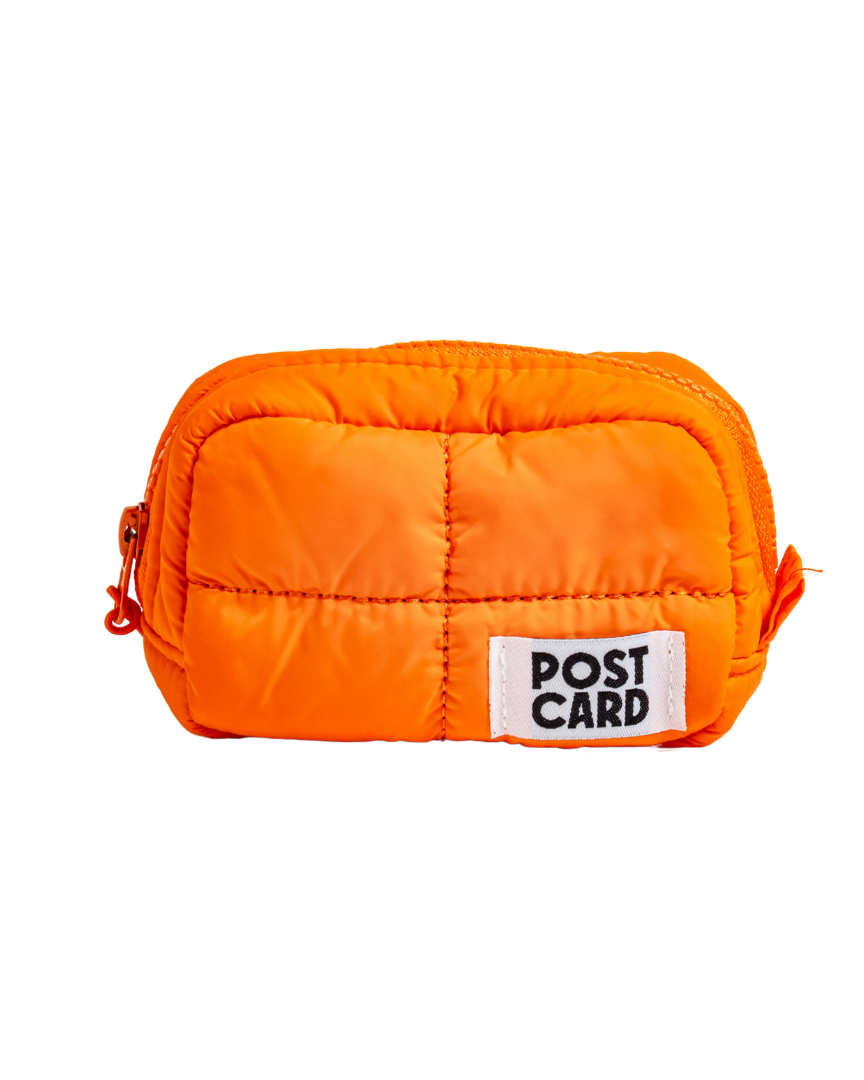 POSTCARD | Sunset Orange Bubblet Travel Pouch