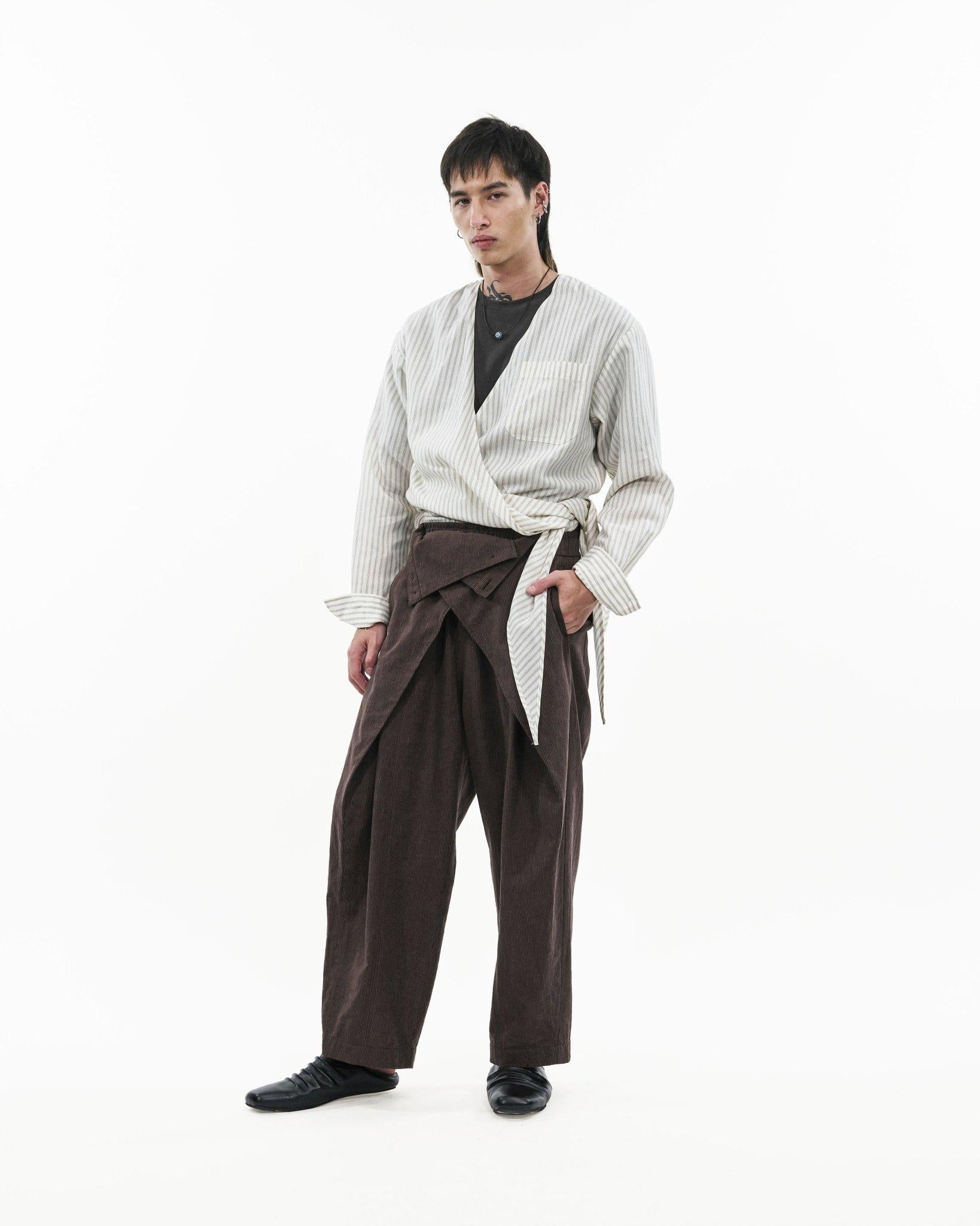 GRAYE | Sash Wrap Trousers
