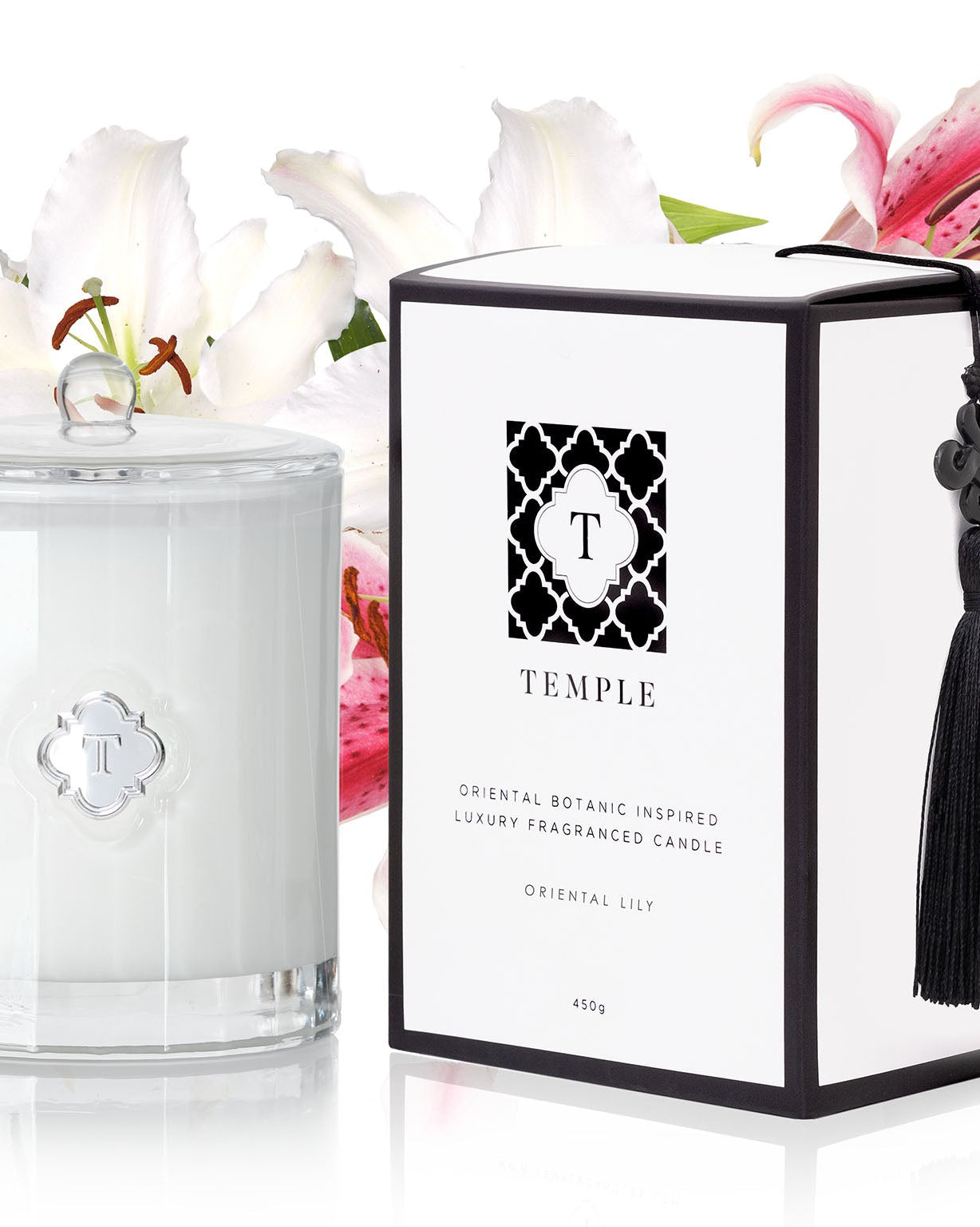 TEMPLE CANDLES | Luxury Fragranced Candle - Oriental Lily
