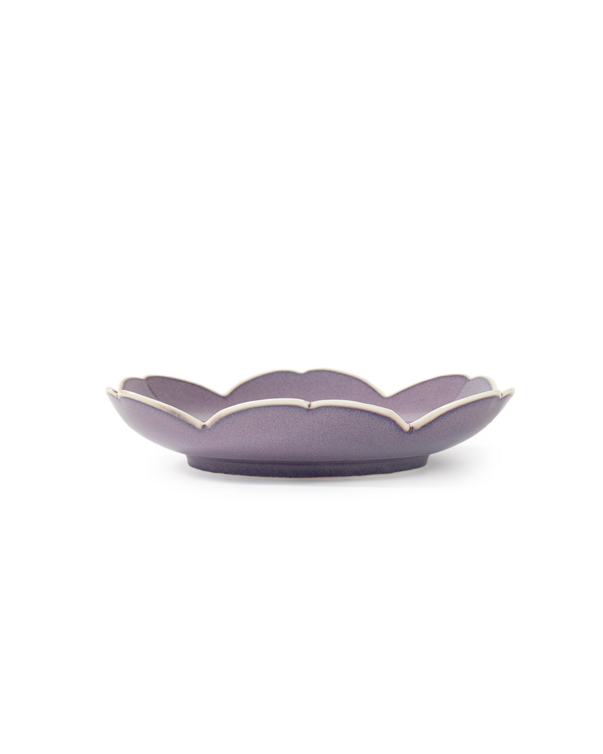 CRAFILAB | Purple & Jun Kiln Transmutation Floral Saucer