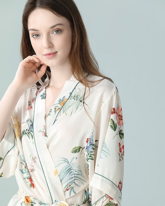 BELLS & BIRDS | Paradiso Floral Robe