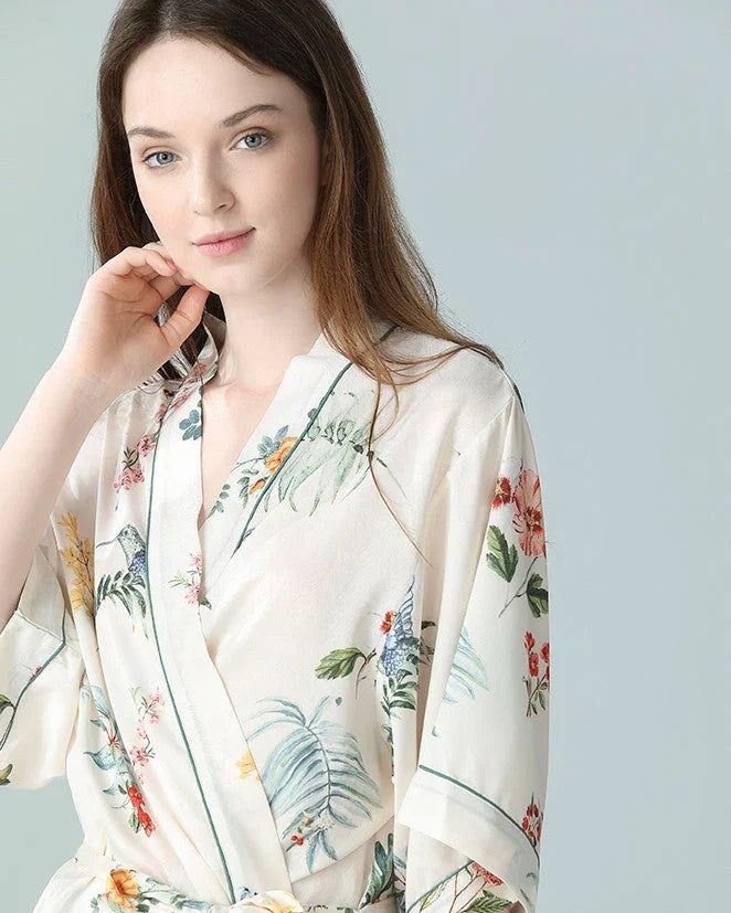 BELLS & BIRDS | Paradiso Floral Robe