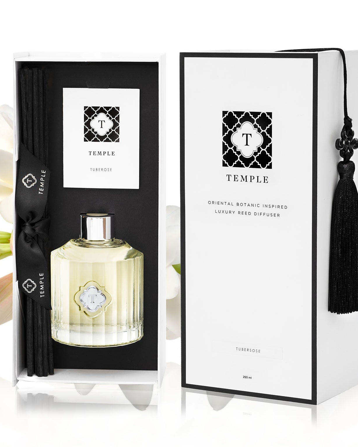 TEMPLE CANDLES | Luxury Reed Diffuser - Tuberose