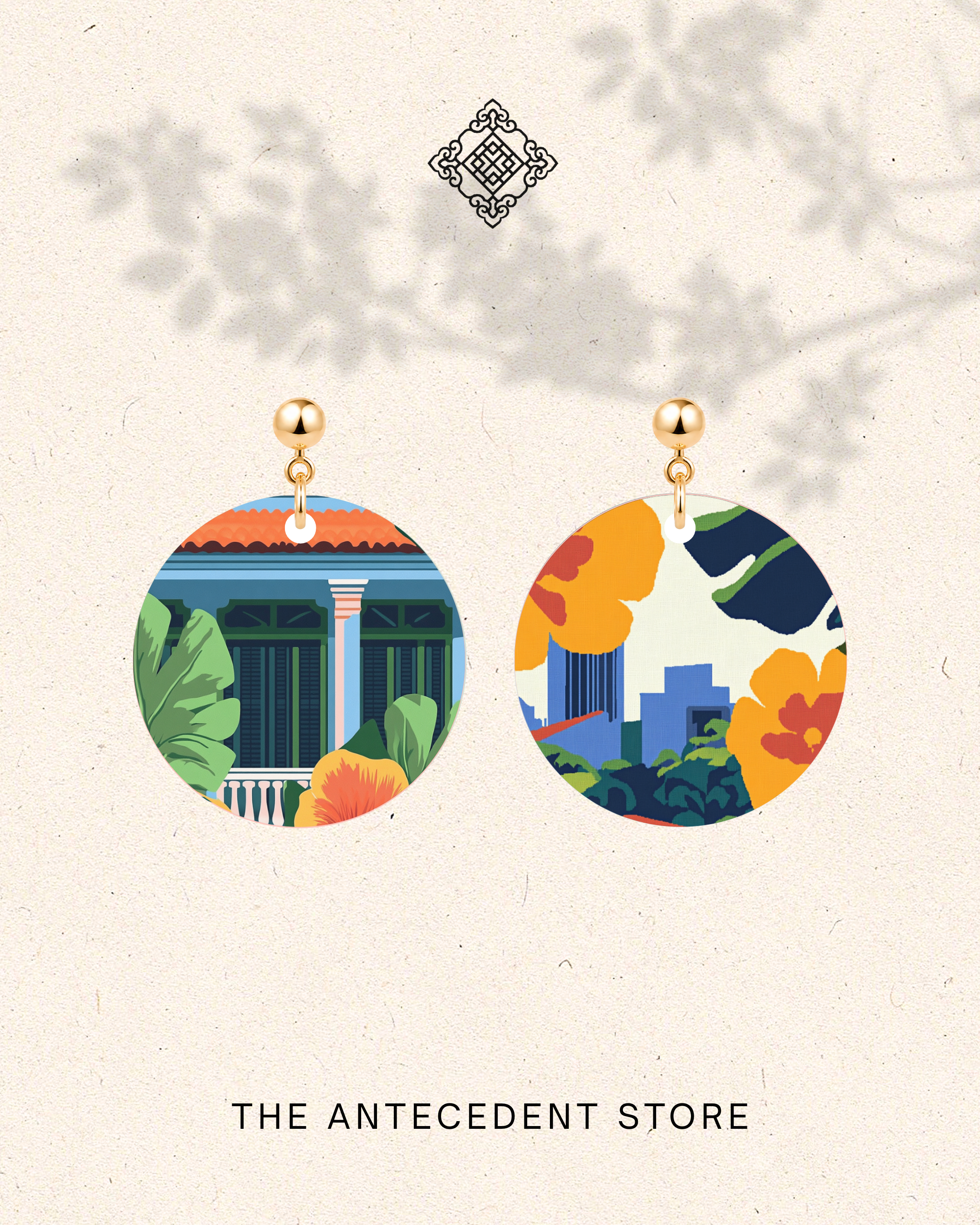 THE ANTECEDENT STORE | Singapore Heritage & Skyline Earrings