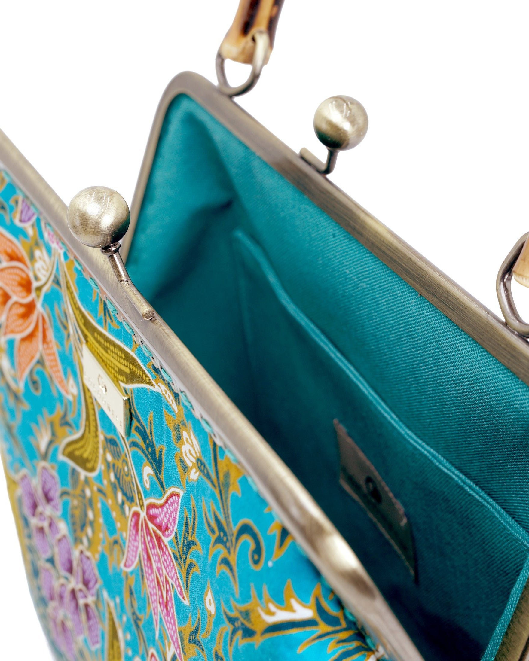 COCOONESE | Bamboo Top Handle Bag - Revolving Dream (GN)