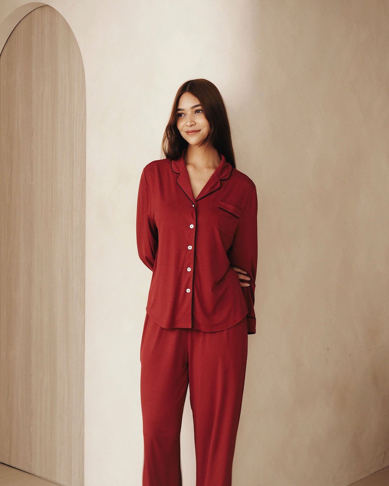 SELENIGHT CO | Signature Long Pyjamas Pants Set