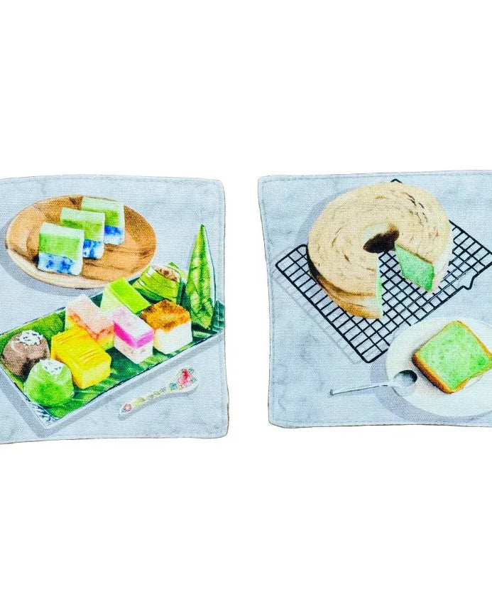 SINGLAPA | Singapore Snacks Coaster