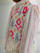 NIMBU | Gul Pink Boys Kurta Dhoti Jacket in Cotton