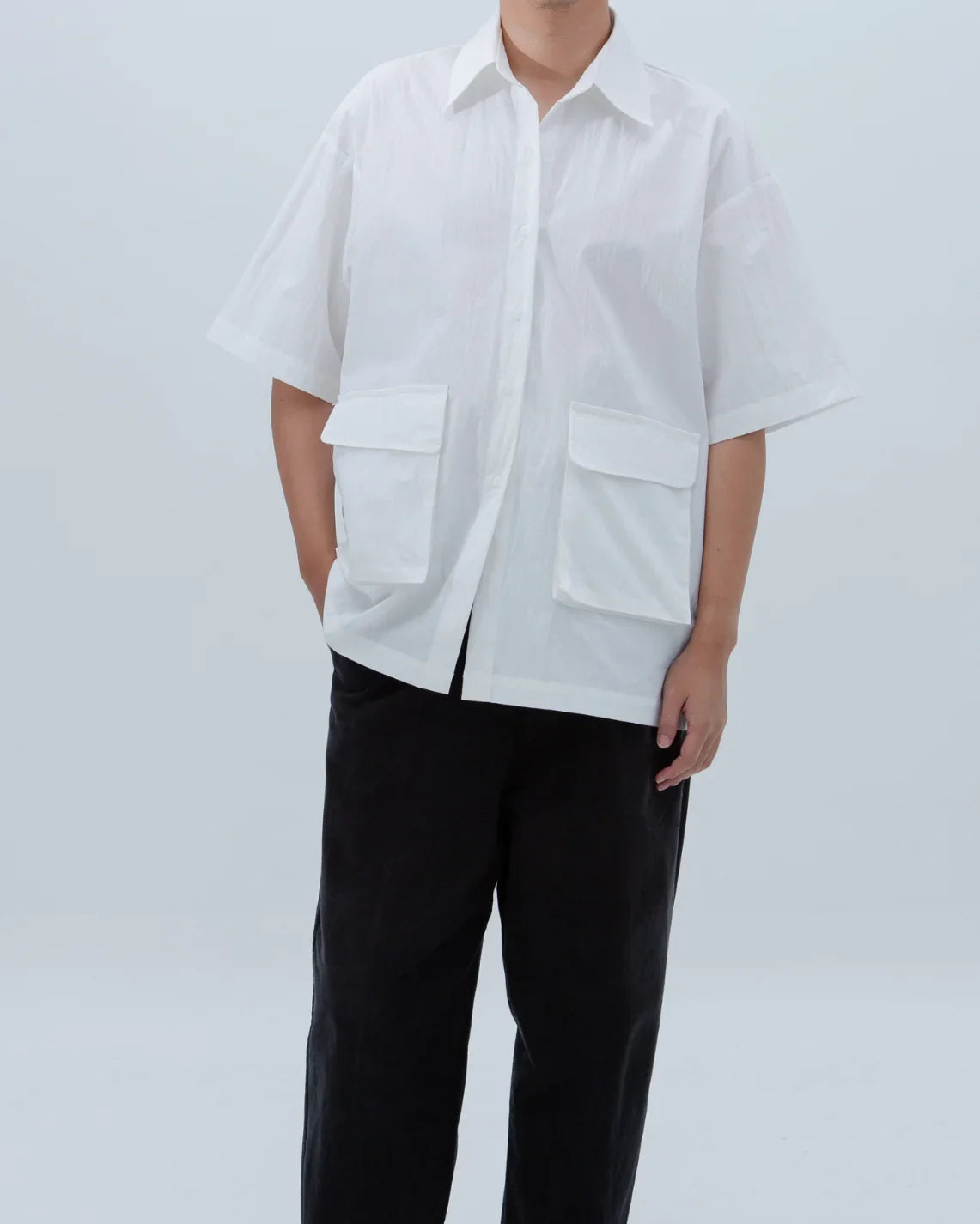 SAERO COLLECTIVE | Boho Overfit Shirt | White