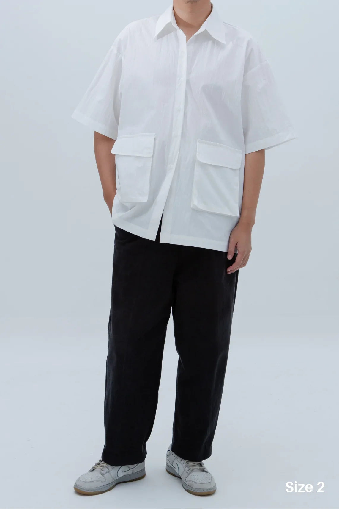 SAERO COLLECTIVE | Boho Overfit Shirt | White