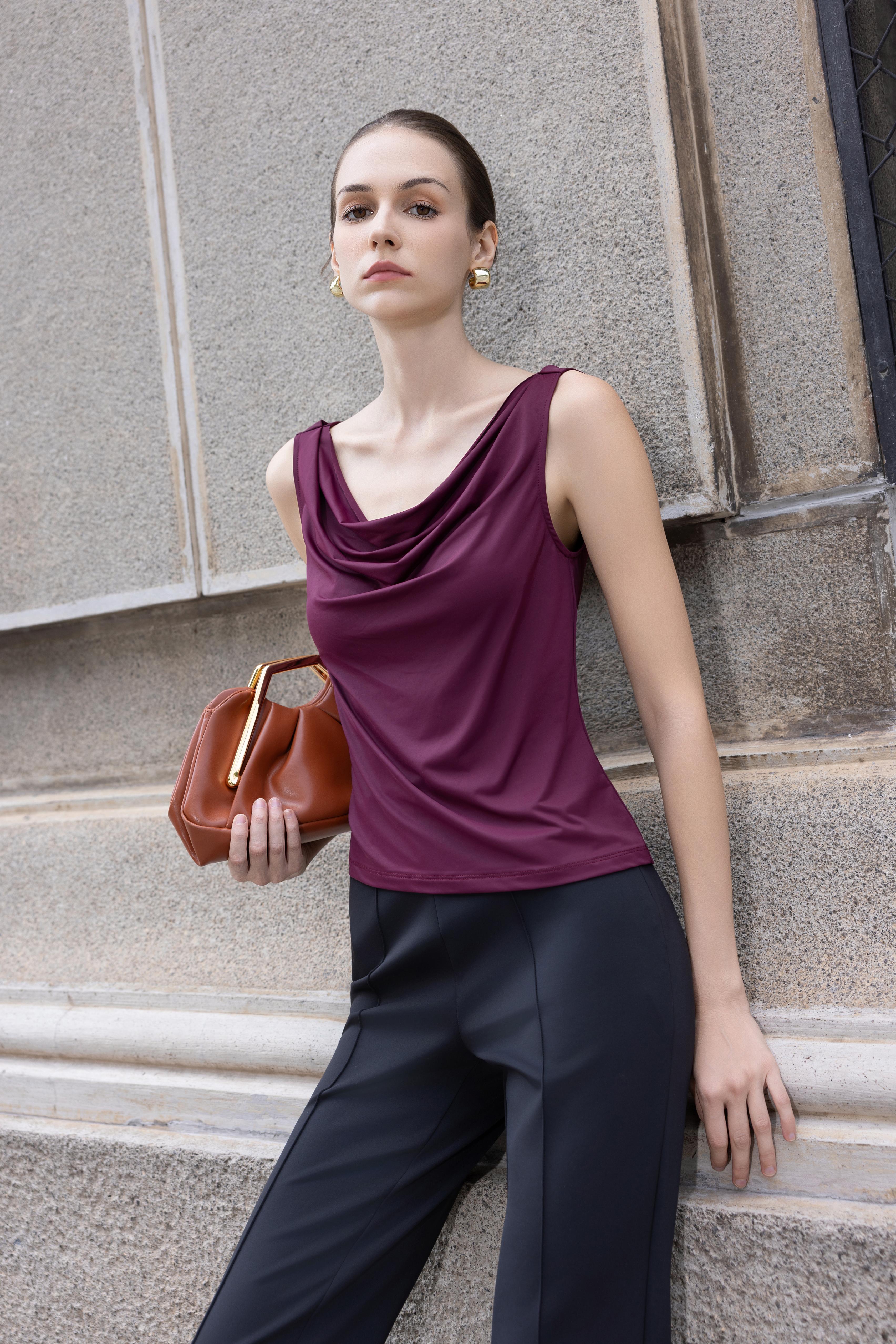 AS INTENDED | Anka Top In Oxblood