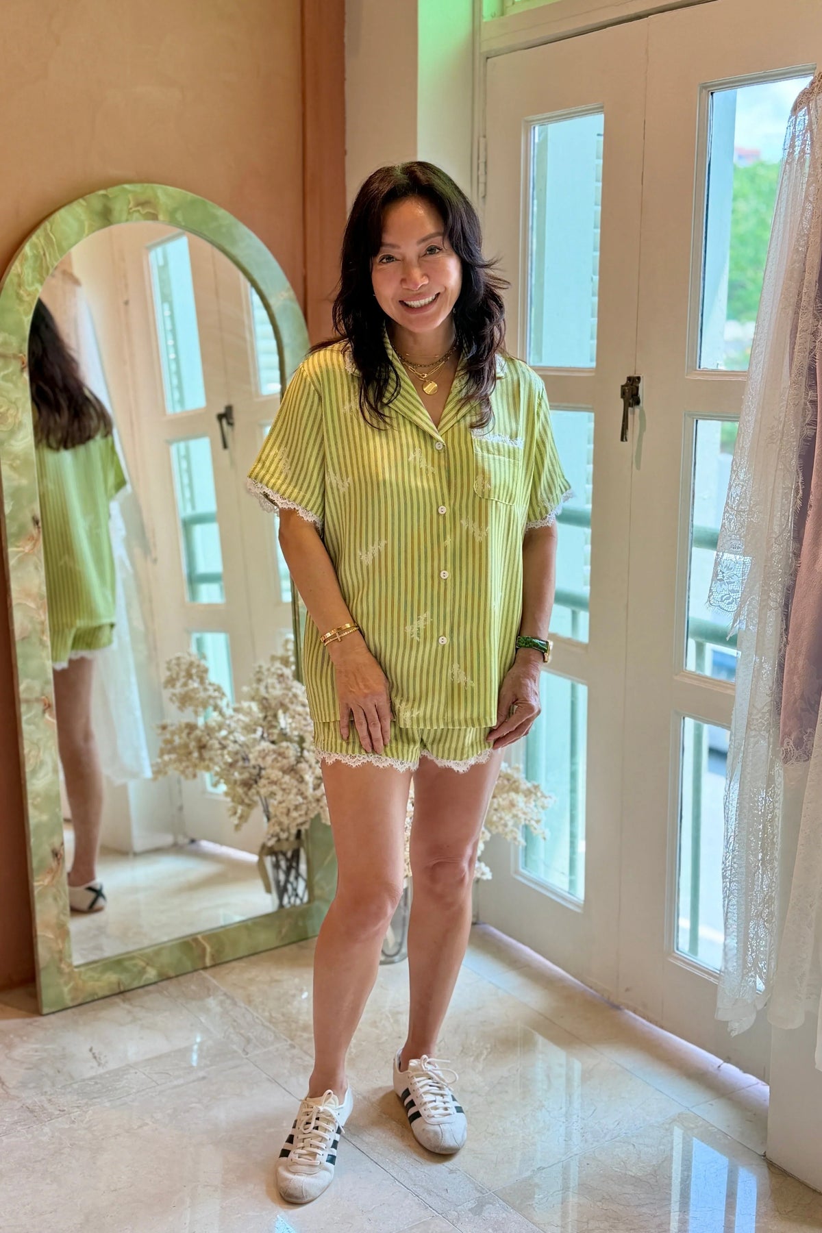 BELLS & BIRDS | Sage Bloom PJ Set