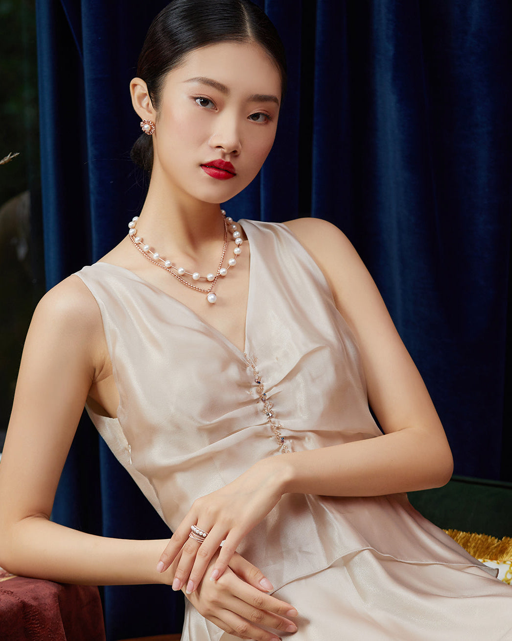 PEARLY LUSTRE | Asian Civilisations Museum Freshwater Pearl Necklace WN00218 | ACM Collection