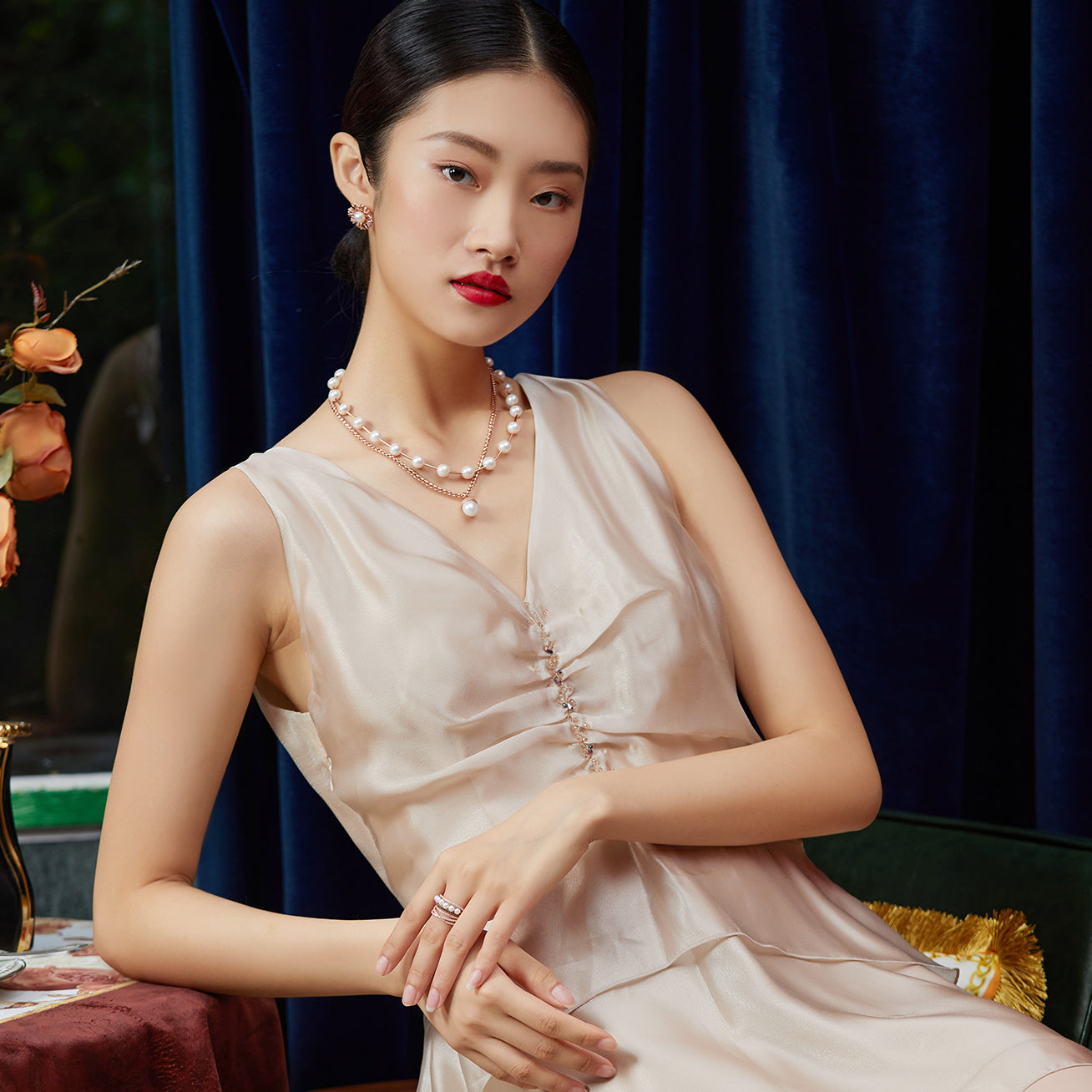 PEARLY LUSTRE | Asian Civilisations Museum Freshwater Pearl Necklace WN00218 | ACM Collection