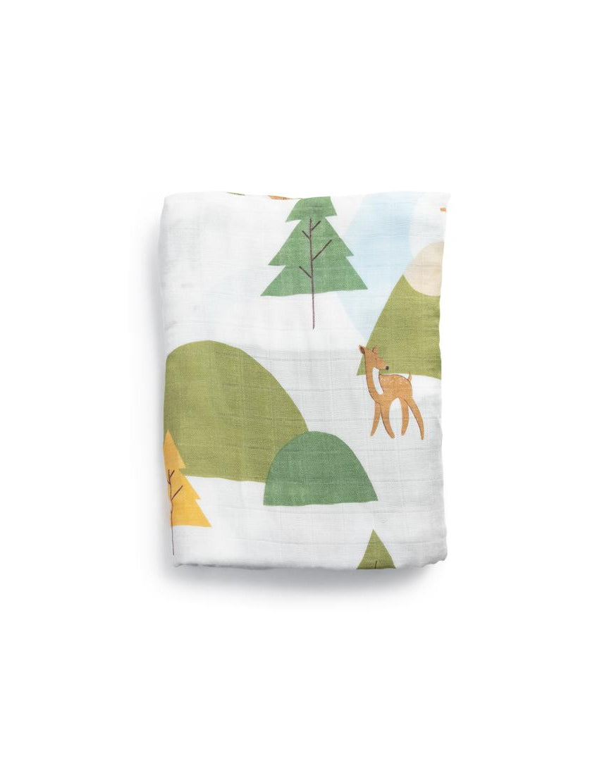 LITTLE REI | Bamboo Swaddle Single (Printed)