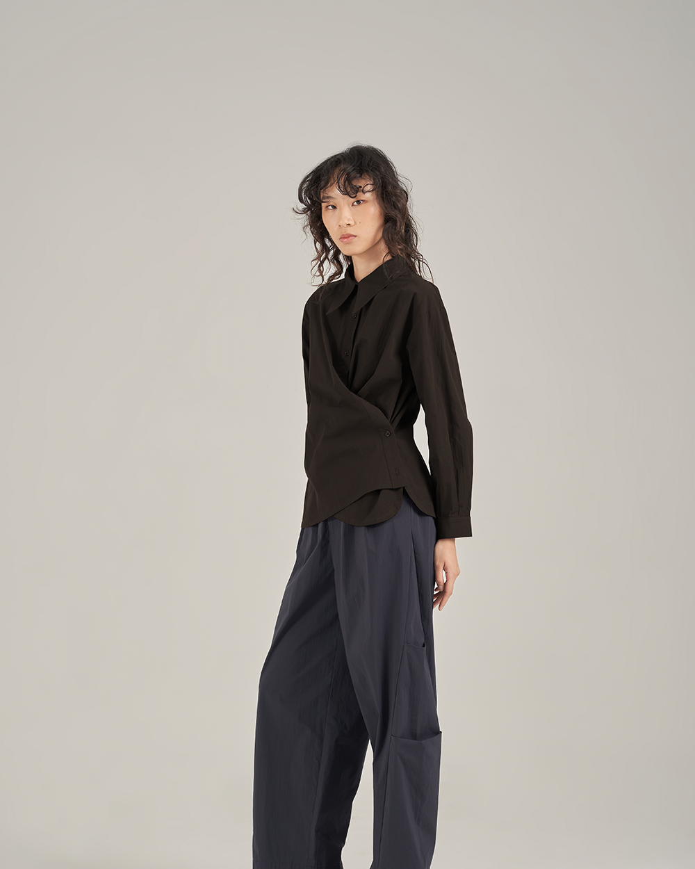 SABRINAGOH | Ira Wrap Shirt