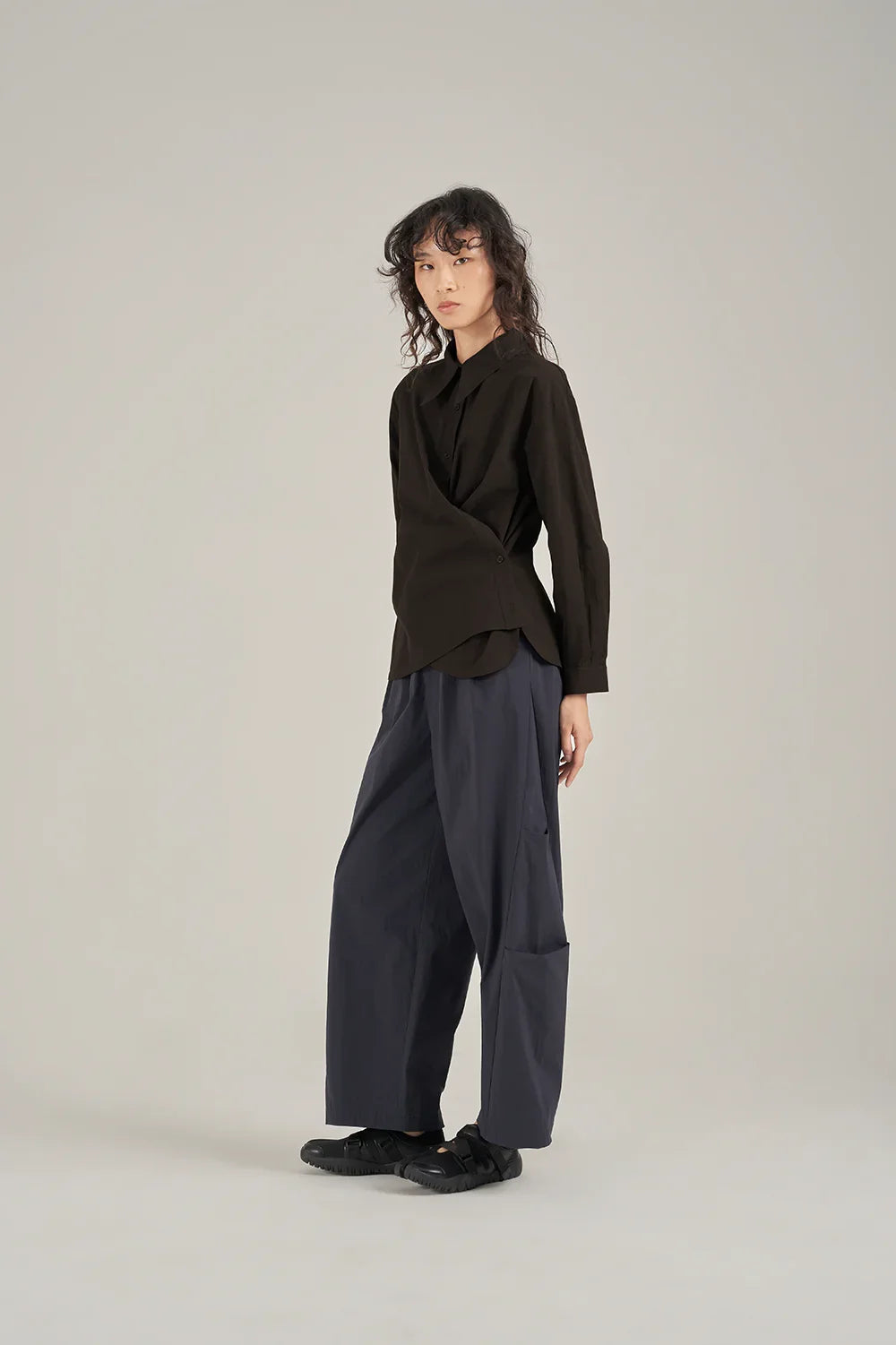 SABRINAGOH | Ira Wrap Shirt