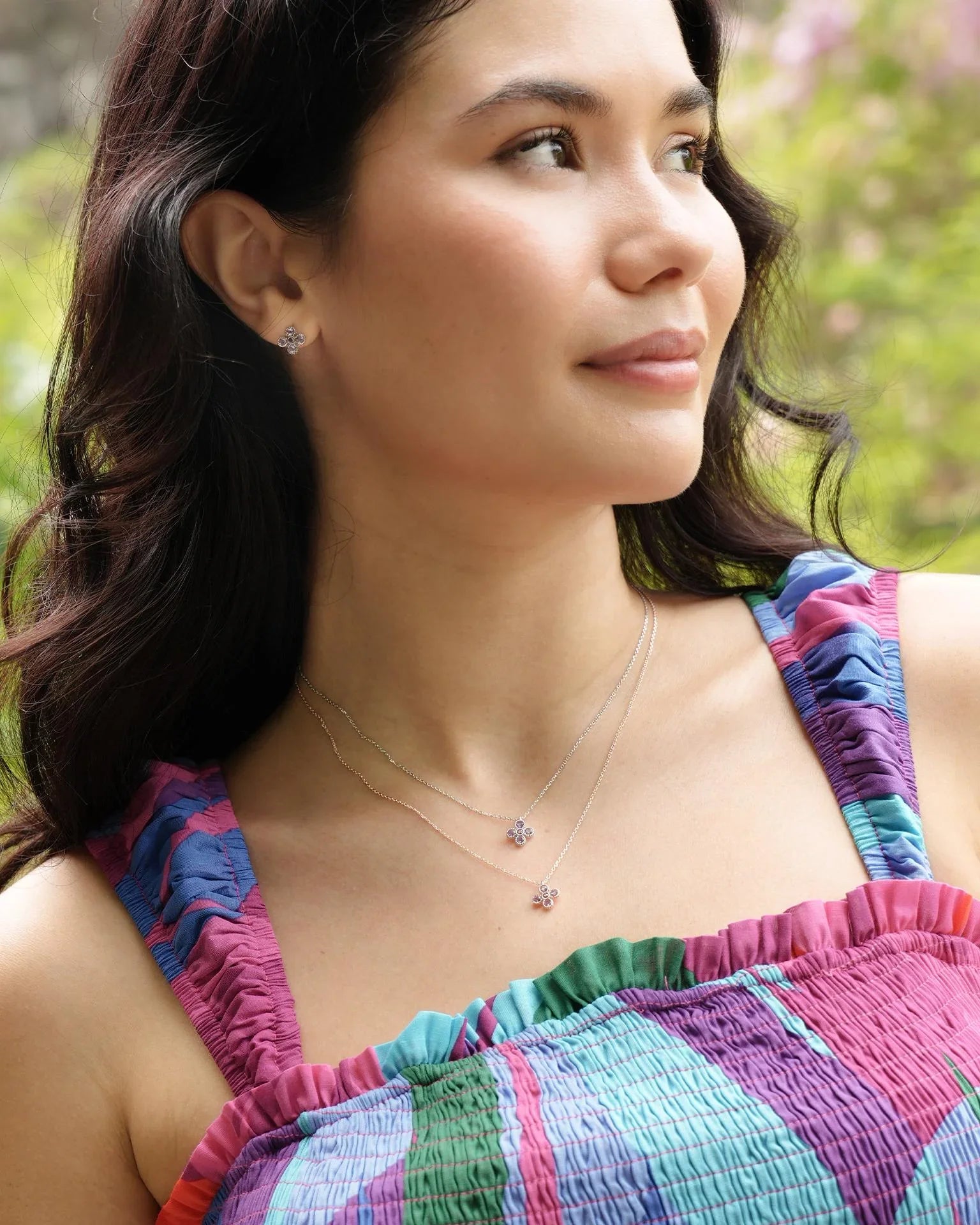 EMBRACE JEWELLERY | Gem Bloom Necklace With Amethyst