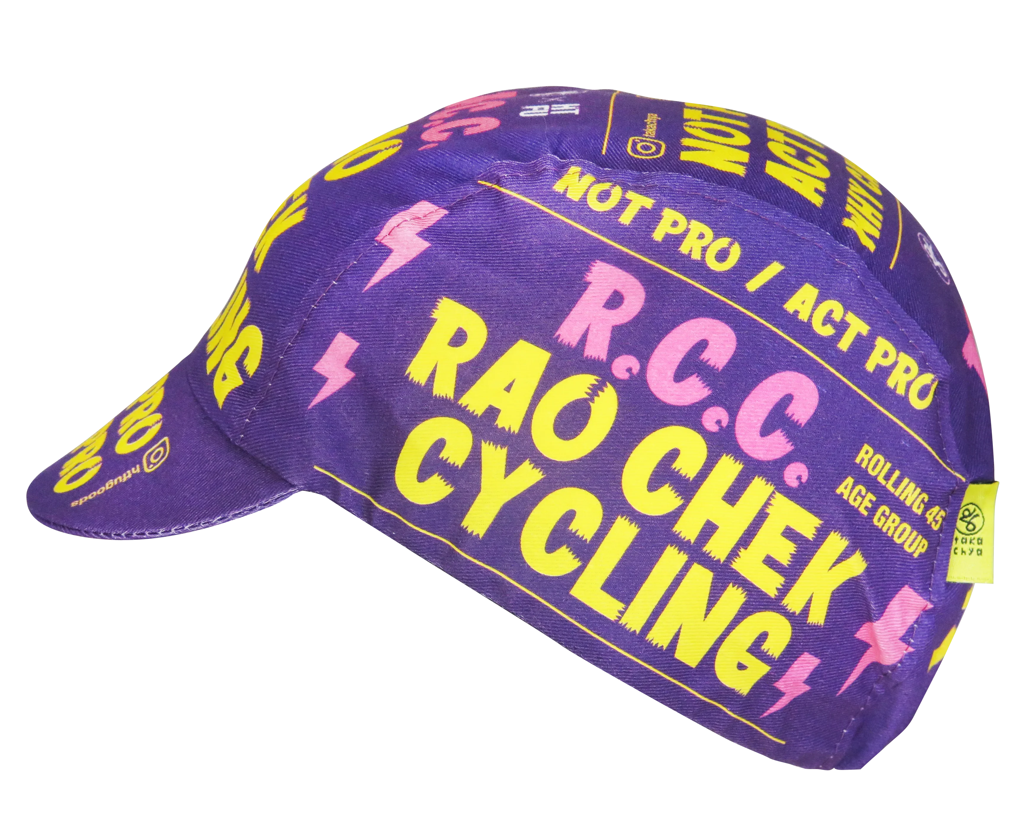 A DESIGN BY TAKACHYA | TKC X HTFU - RAO CHEK CYCLING | YELLOW, PURPLE, RED