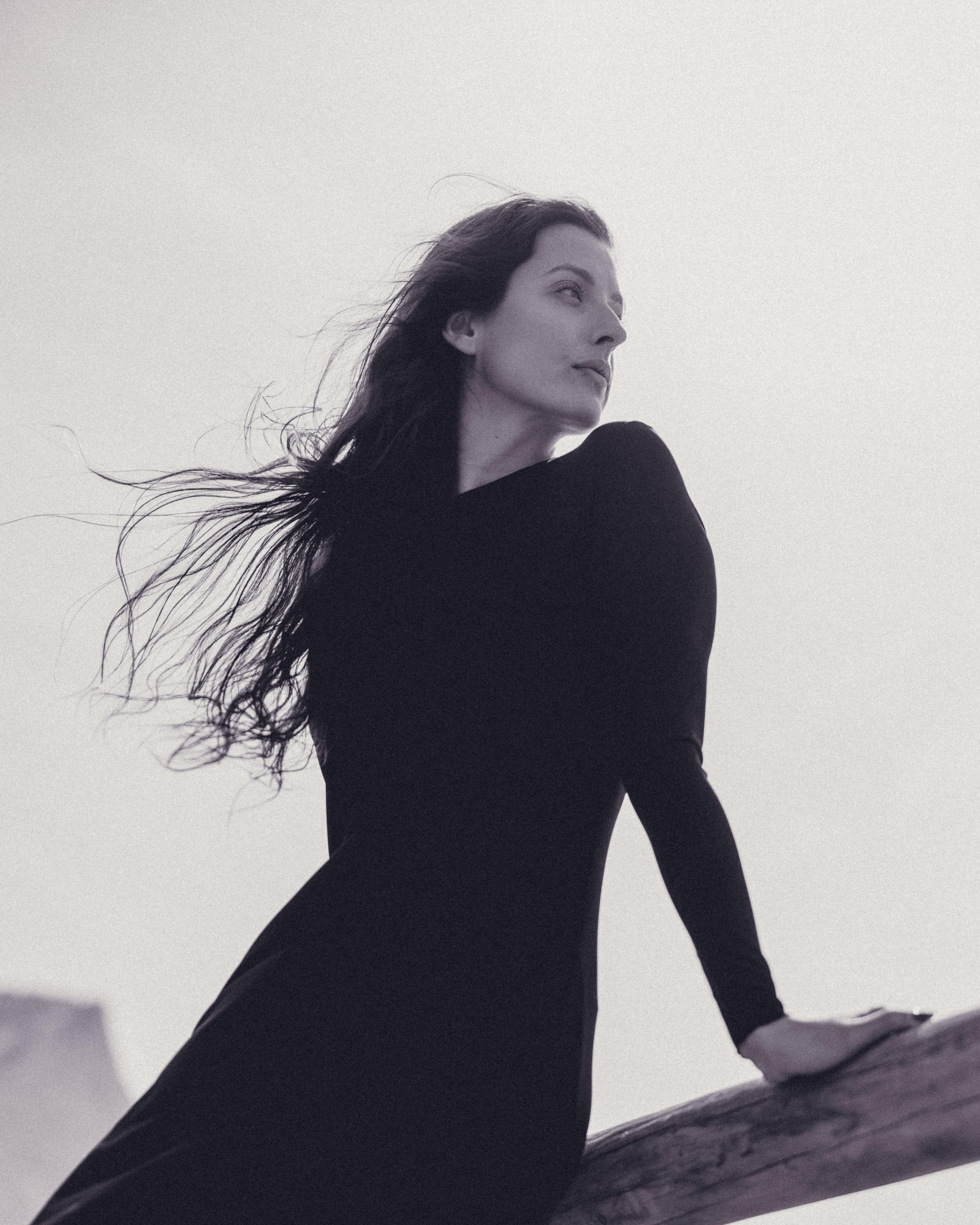 LAYERPLAN | Stretch Maxi Long Sleeve Dress