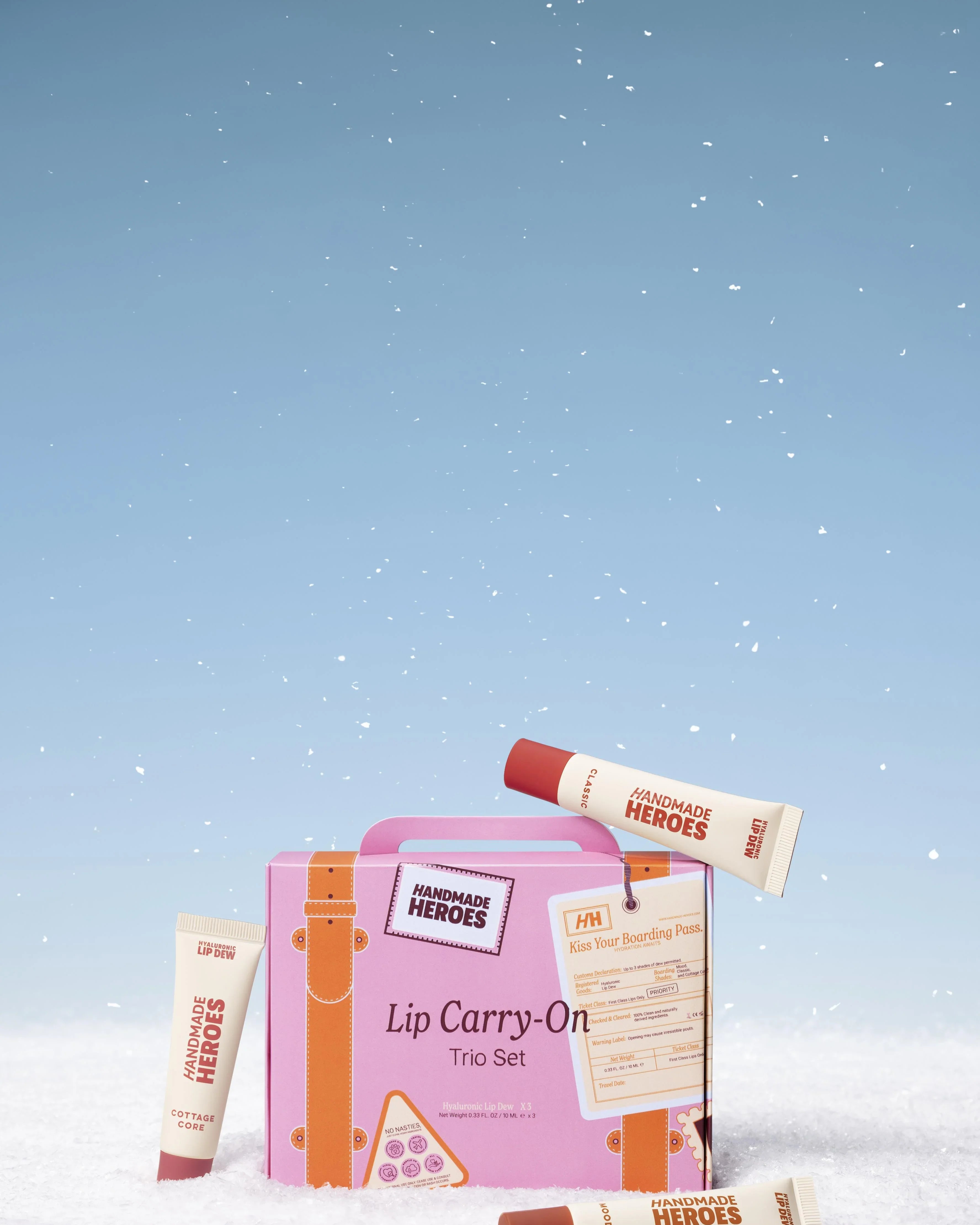HANDMADE HEROES | Lip Dew Carry-On Trio Set