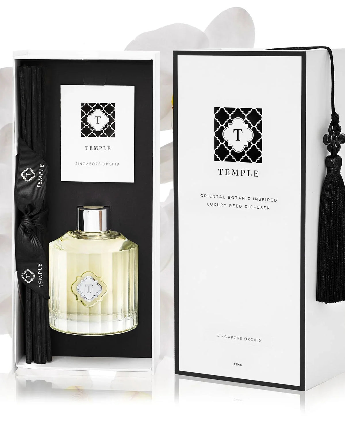 TEMPLE CANDLES | Luxury Reed Diffuser - Singapore Orchid