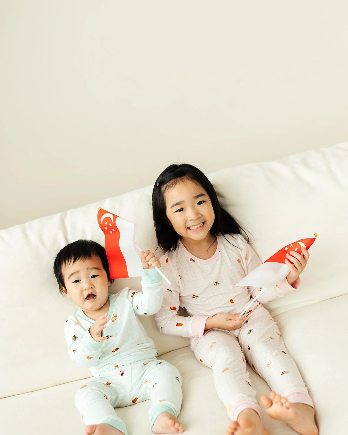 SELENIGHTCO | Kids Long Pyjamas Set | Kopitiam Jade
