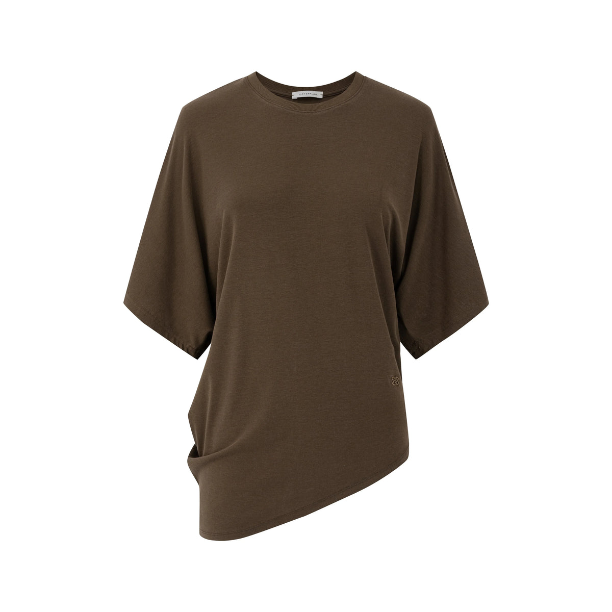 LAYERPLAN | Anouk Drape Asymmetric Tee