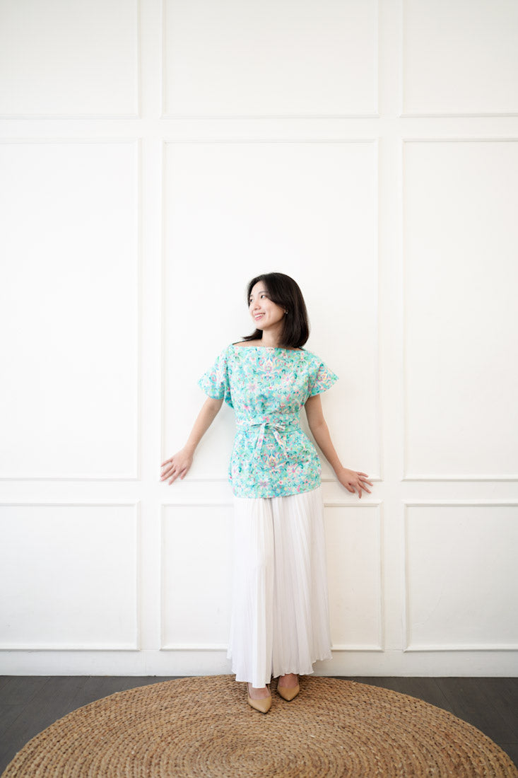 ANS.EIN | CHINESE FLORAL Magic Top