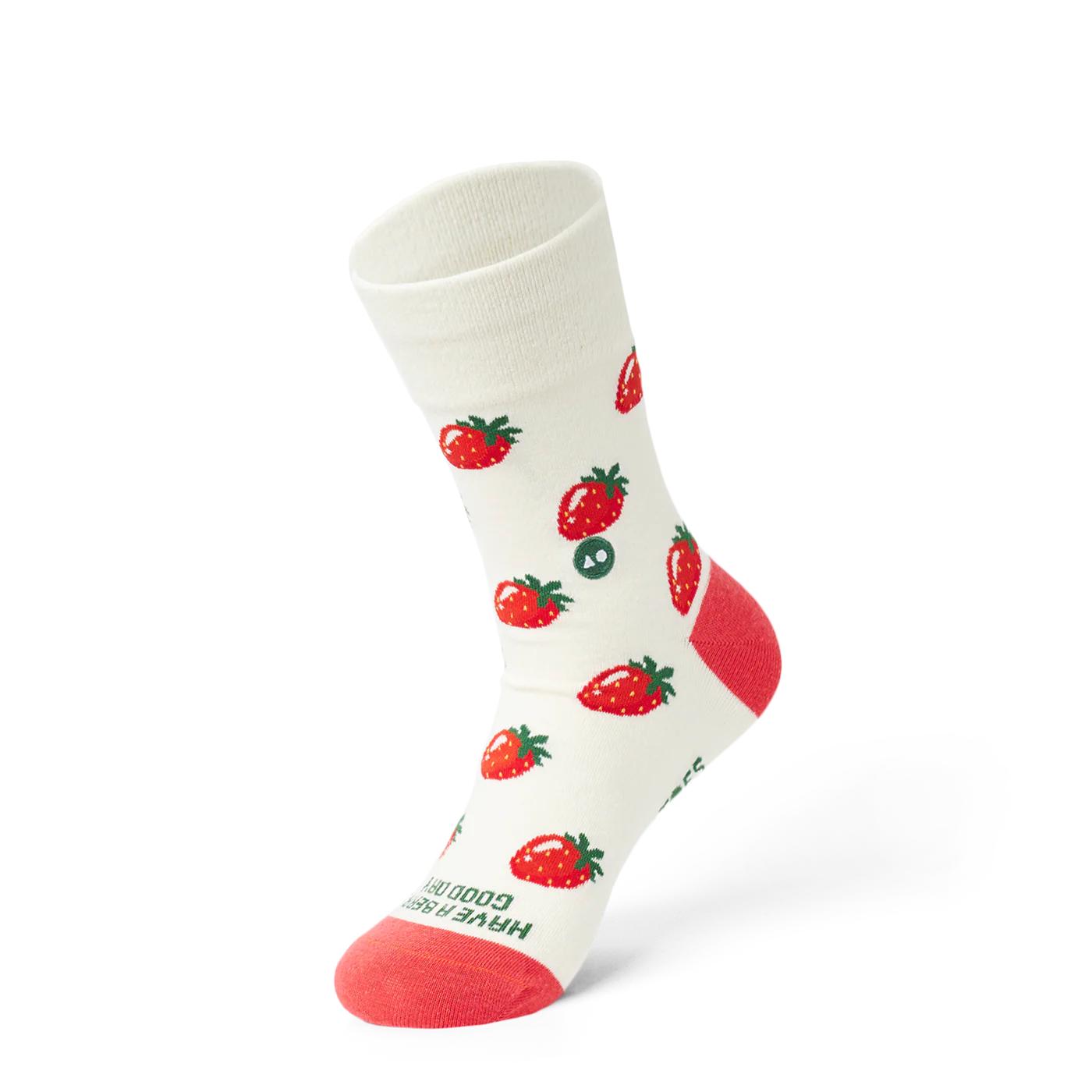 TALKING TOES | Strawberry Time Sock